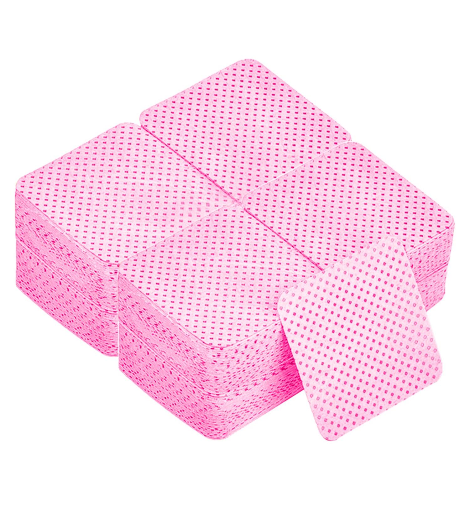 320 Pieces Lint-Free Nail Cotton Pads - Pink Nail Wipes for Gel Polish Removal | Premium Nail Cleaning Pads - Buy Online on GoSupps.com