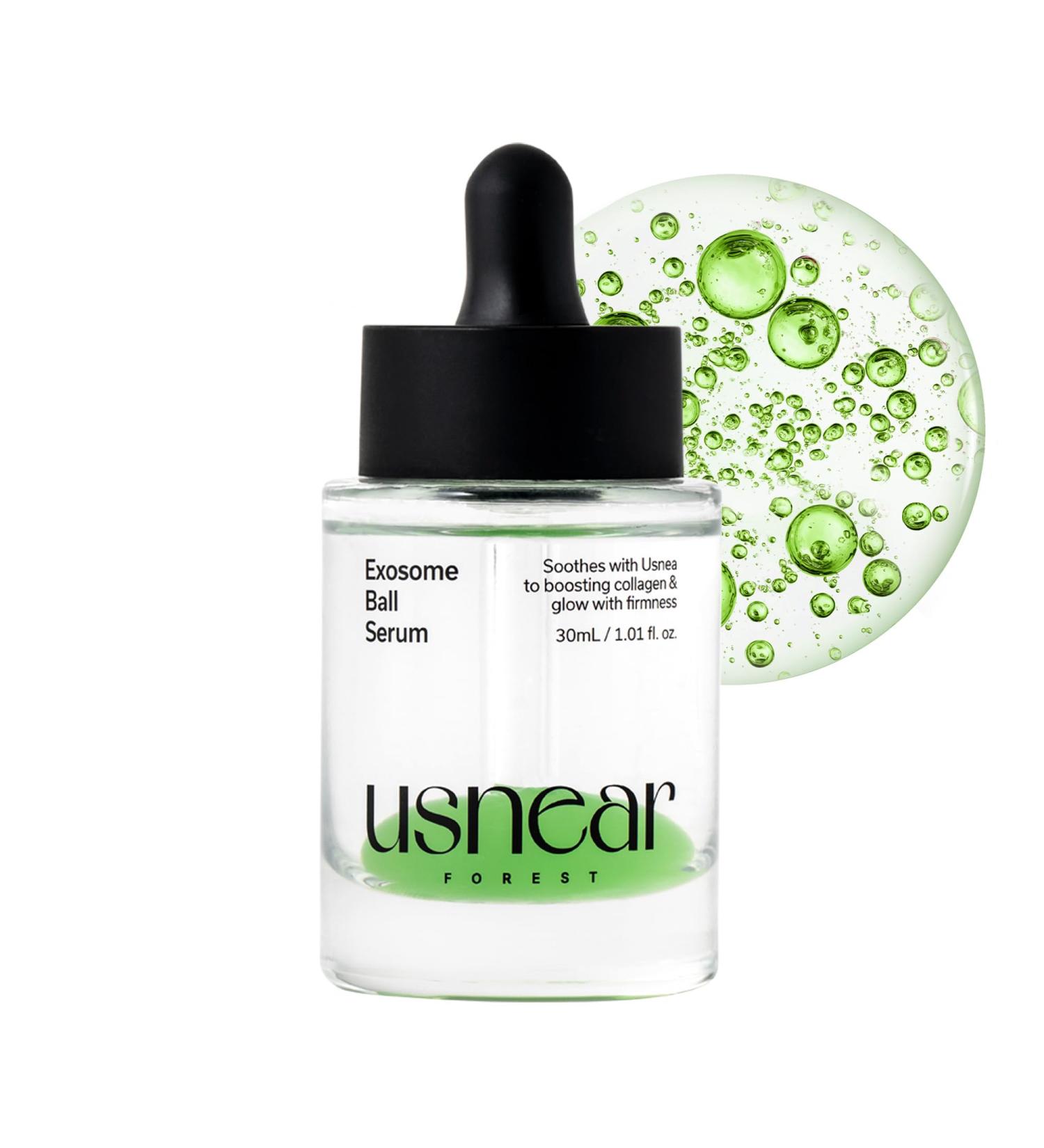 Usnear FOREST Exosome Glow Serum Niacinamide & Collagen Face Serum for Glass Skin Hydrating Pore Minimizer & Brightening Korean Skincare 1.01 fl oz - Buy Online on GoSupps.com