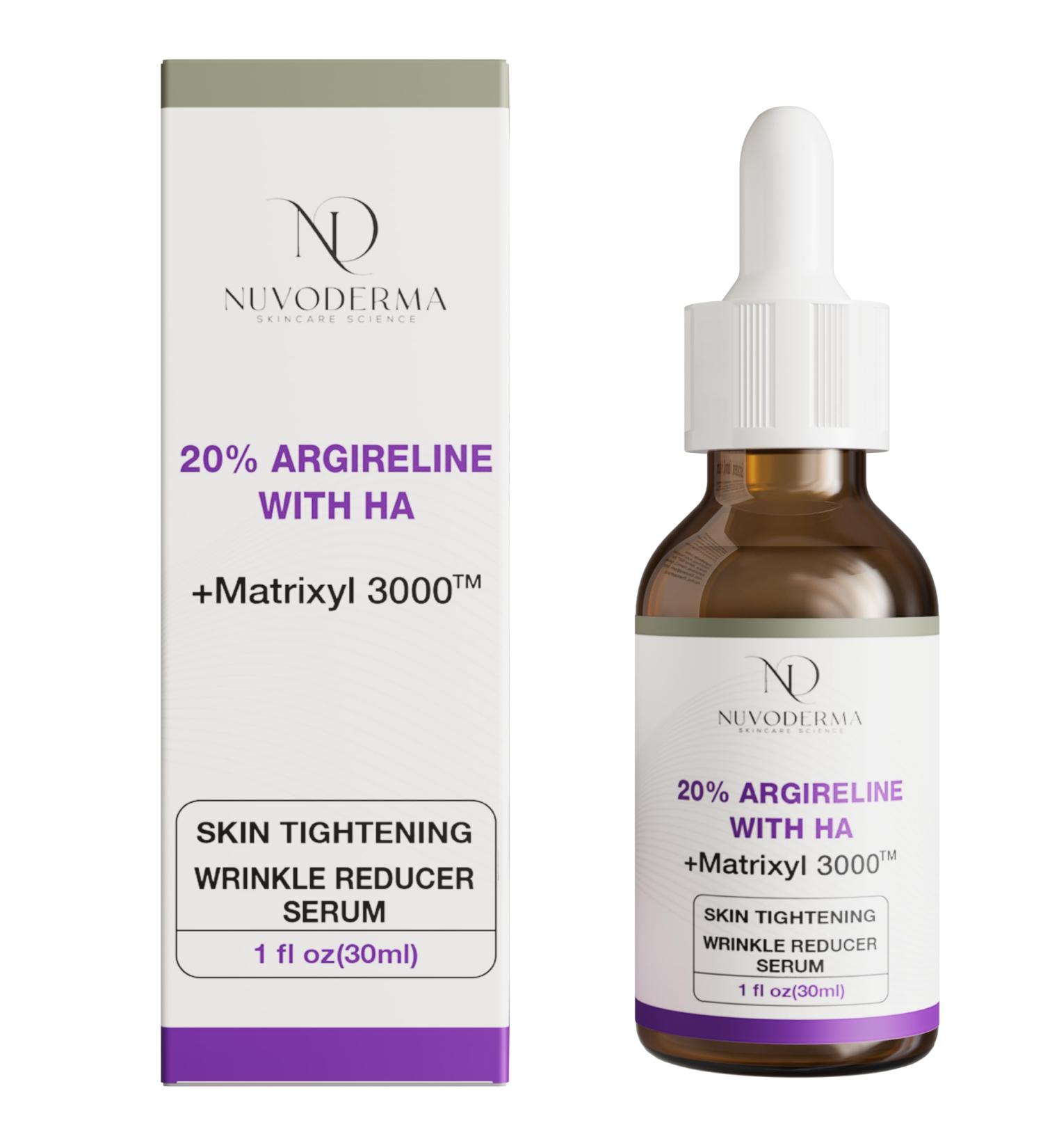 Argireline Serum for Wrinkles - 20% Argireline & Matrixyl 3000 - Hyaluronic Acid & Vitamin C Face Serum - Lightweight Anti-Aging Solution - 1 fl. oz - Buy Online on GoSupps.com
