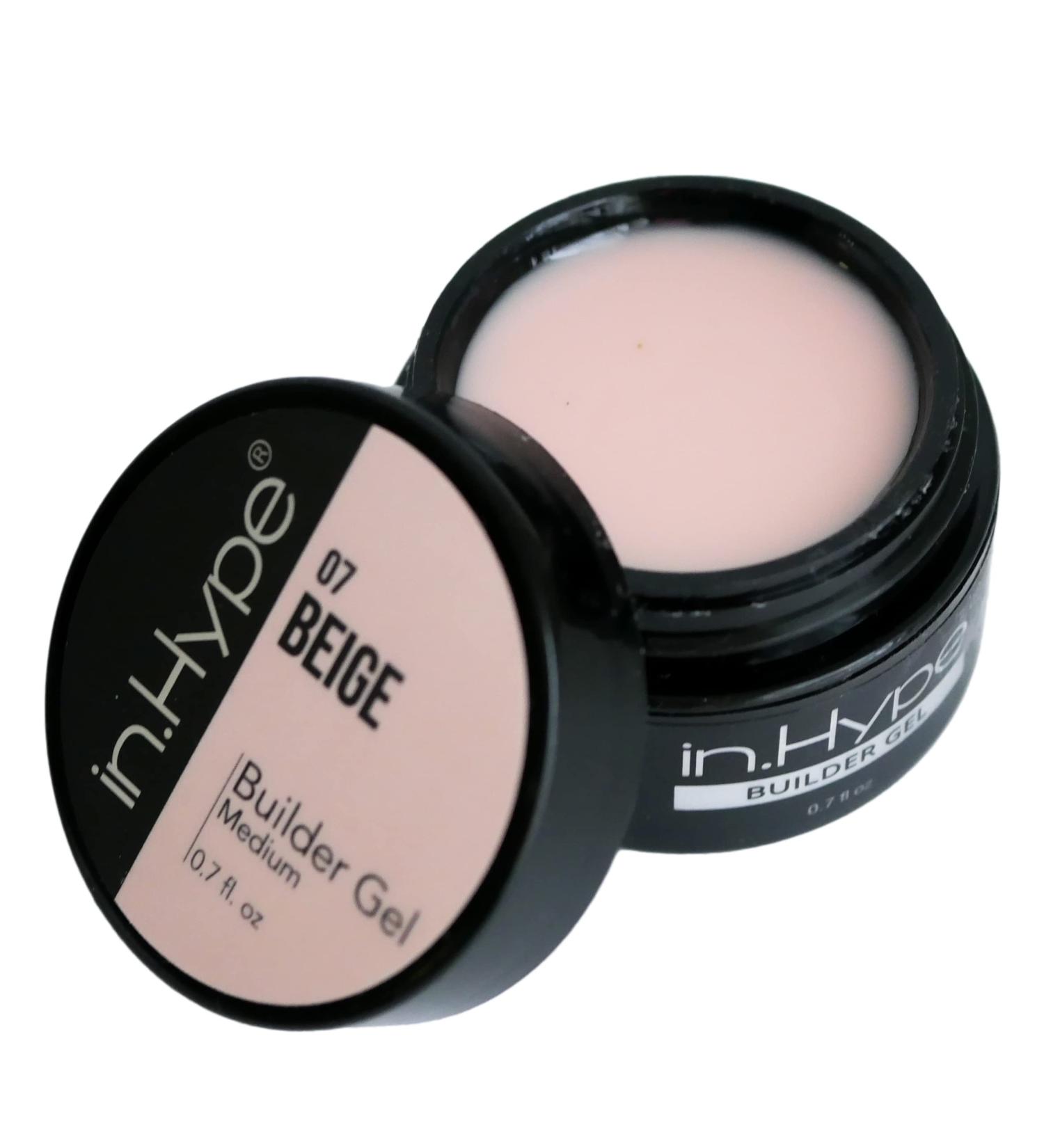IN.HYPE Beige #7 UV/LED Hard Builder Gel - Sculpting Color Gel for Nail Extension/Strengthening - Buy Online on GoSupps.com