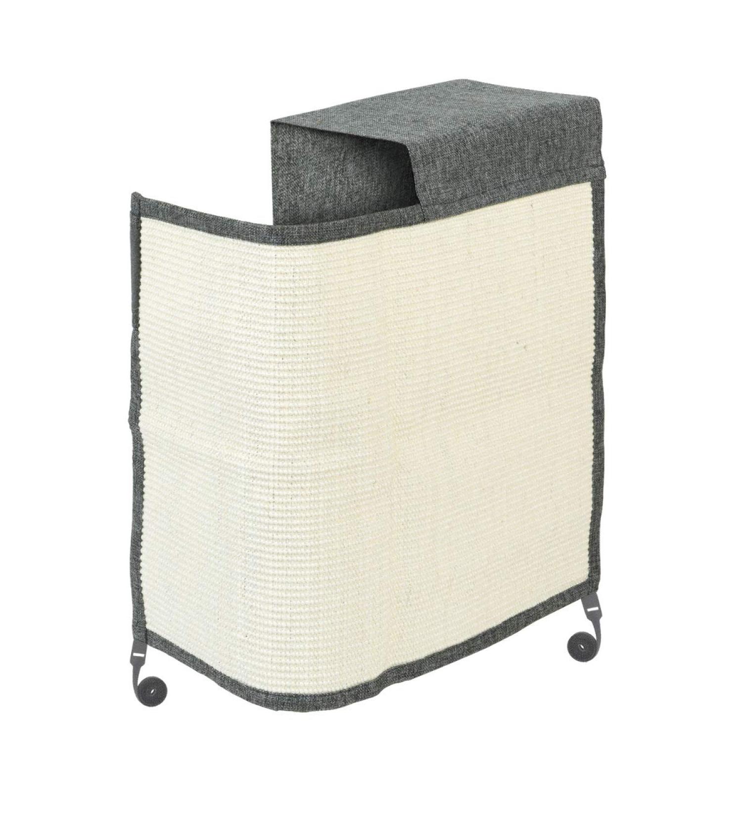 Navaris Cat Scratch Mat Sofa Protector - Natural Sisal Furniture Scratching Pad - Dark Grey Left - Buy Online on GoSupps.com