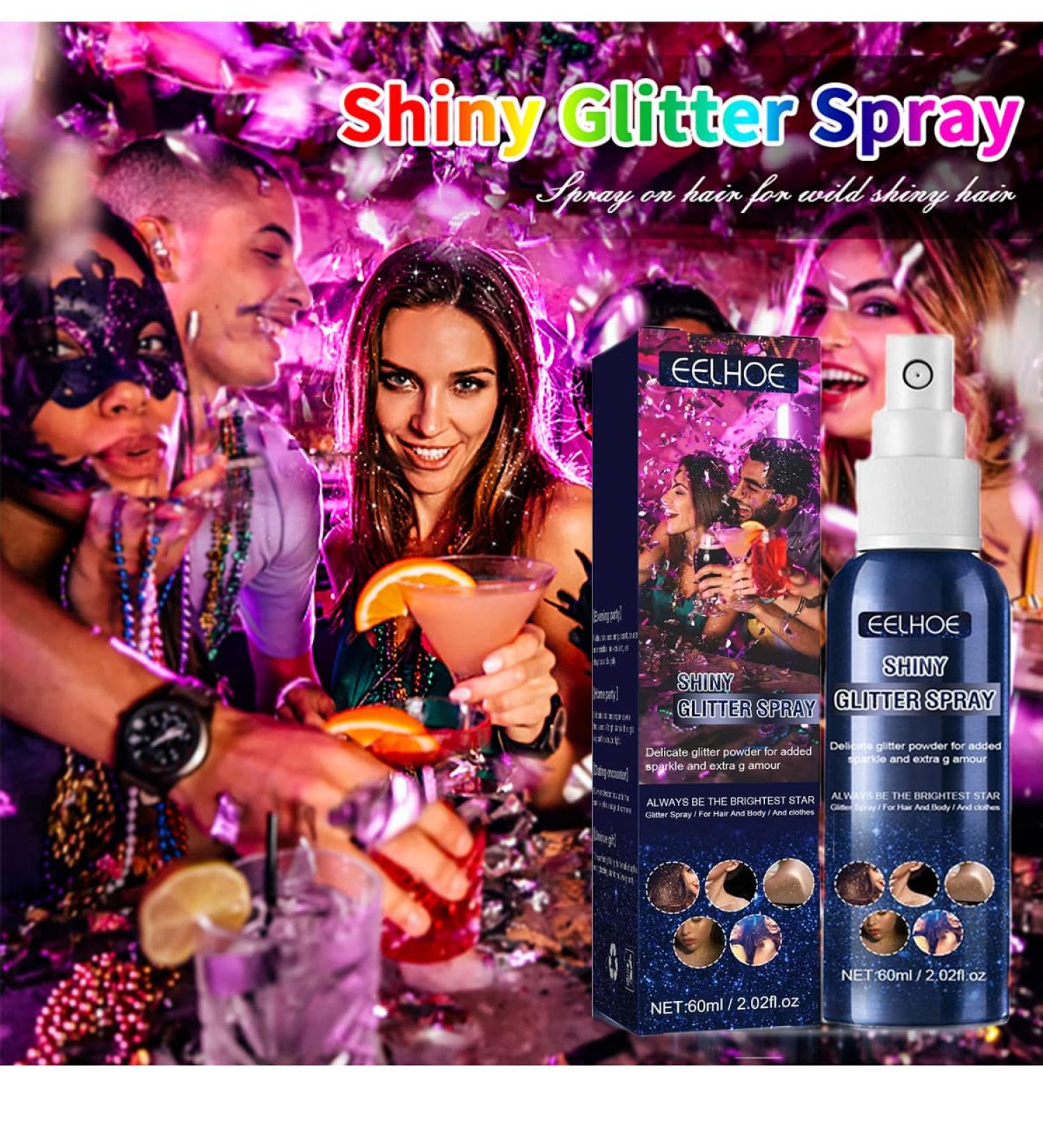 Yule Ball Christmas Glitter Mist for Hair & Body - Stage Makeup (2.11oz/60ml) - Buy Online on GoSupps.com