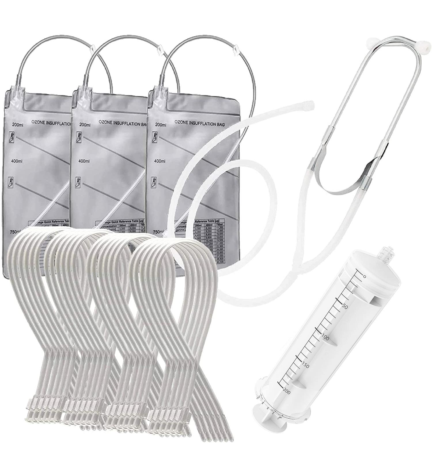 Nuv lsa 25-Piece Ozone Therapy Set - Ozone-Resistant Luer Lock Applicators & Accessories - Compatible with Ozone Generator - Buy Online on GoSupps.com