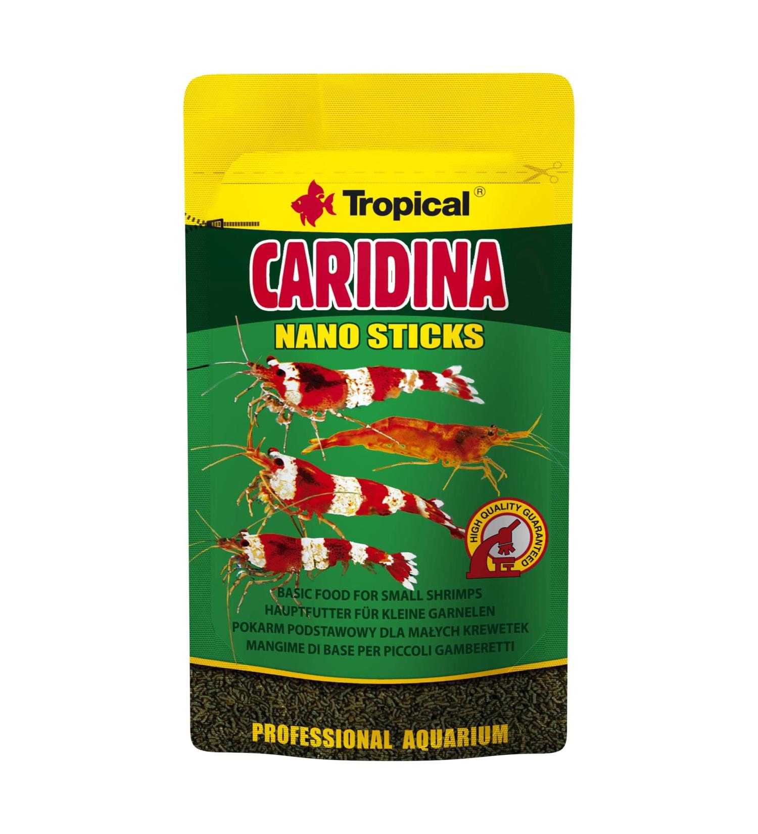 Tropical Caridina Nano Sticks Pack of 5 shrimp sticks 5 x 10 g - Buy Online on GoSupps.com