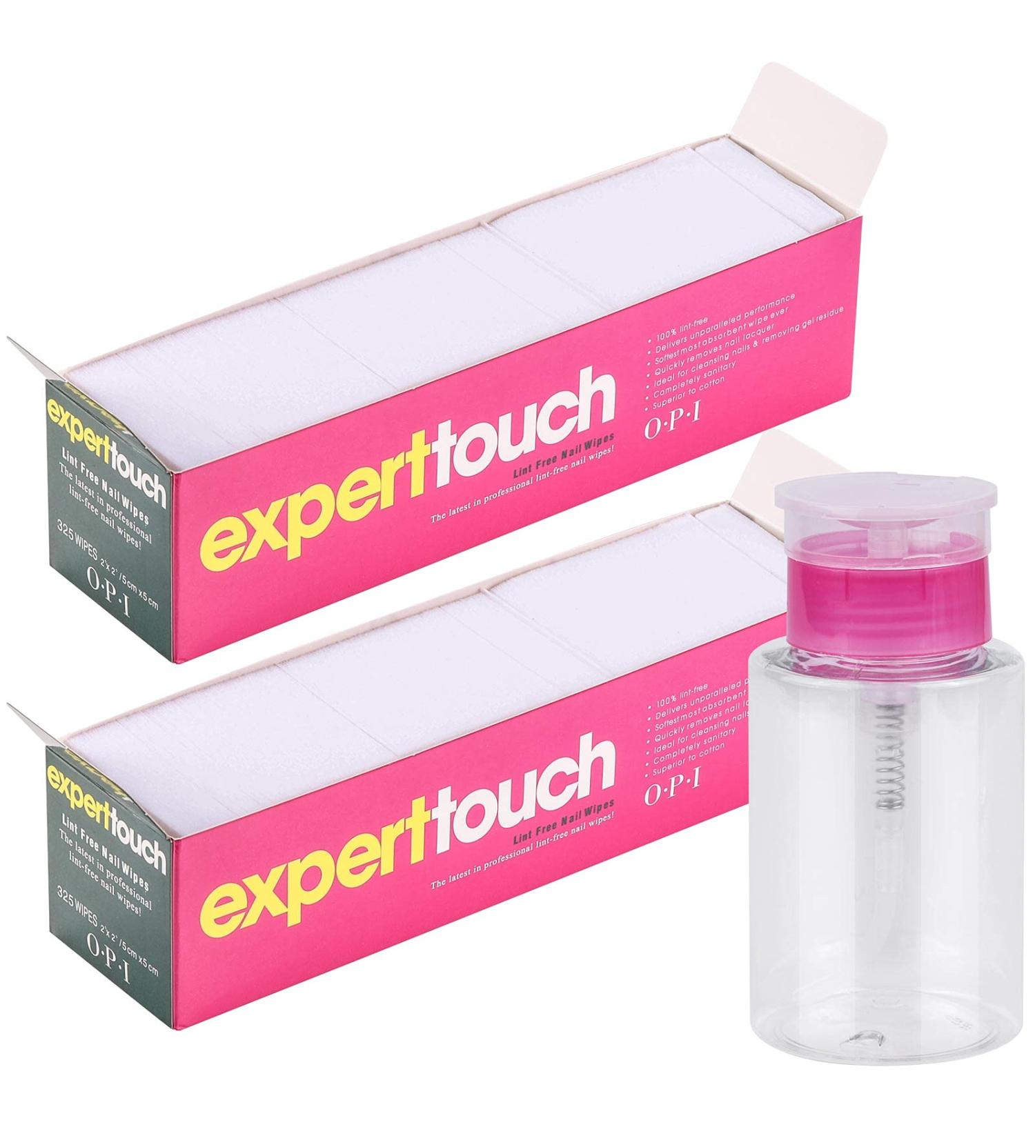 650 Pcs Lint Free Nail Wipes with Pump Dispenser Bottle for Acrylic Gel Polish Remover - 180ml - Buy Online on GoSupps.com