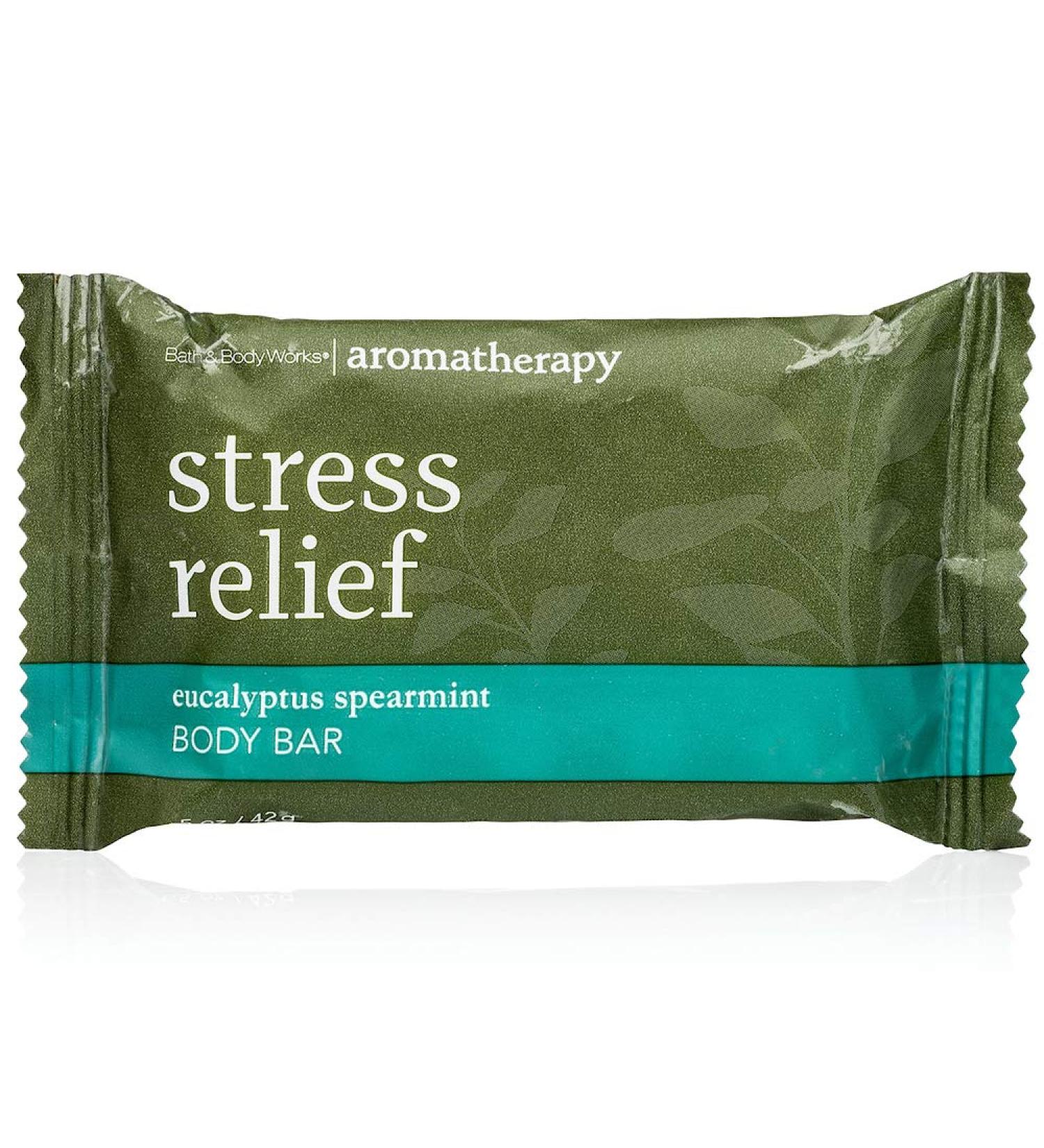 Stress Relief Aromatherapy Eucalyptus Spearmint Body Bar-1.5oz- Travel Size Soap Lot of 10