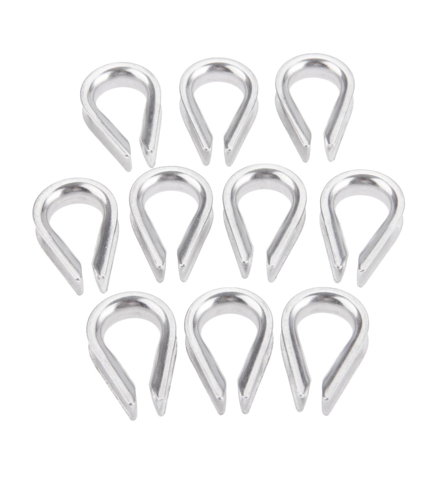 Mtsooning 10PCS Stainless Steel Rope Thimble Rigging Wire Chain Clamp Clip for Sailing Boat Anchor Fishing - Ideal for Commercial & Industrial Applications - Buy Online on GoSupps.com