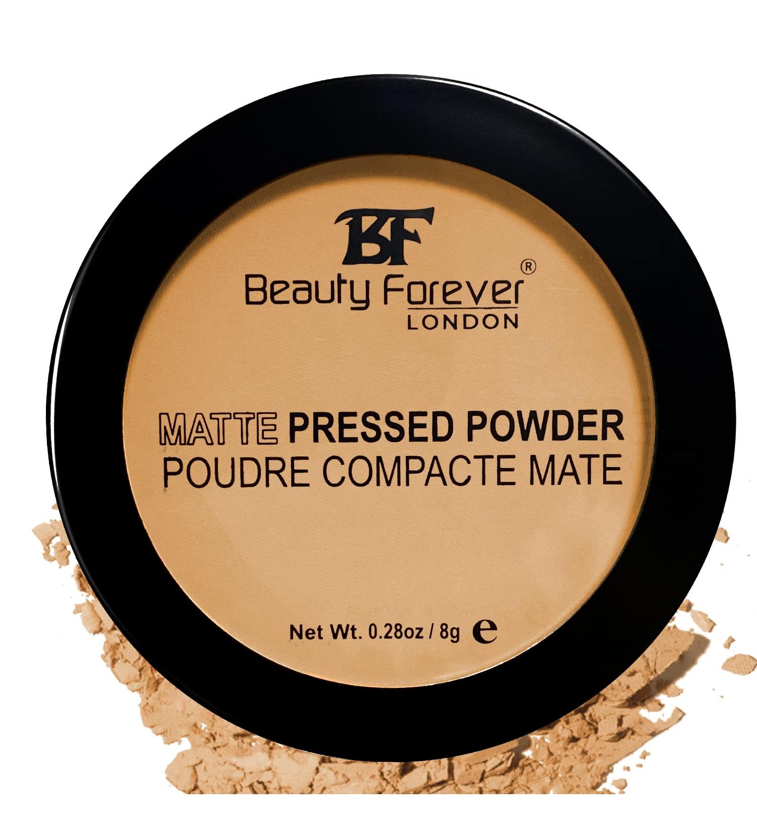 Beauty Forever Matte Pressed Powder 8gms (05 Amber) - Oil Free & Lightweight - Buy Online on GoSupps.com