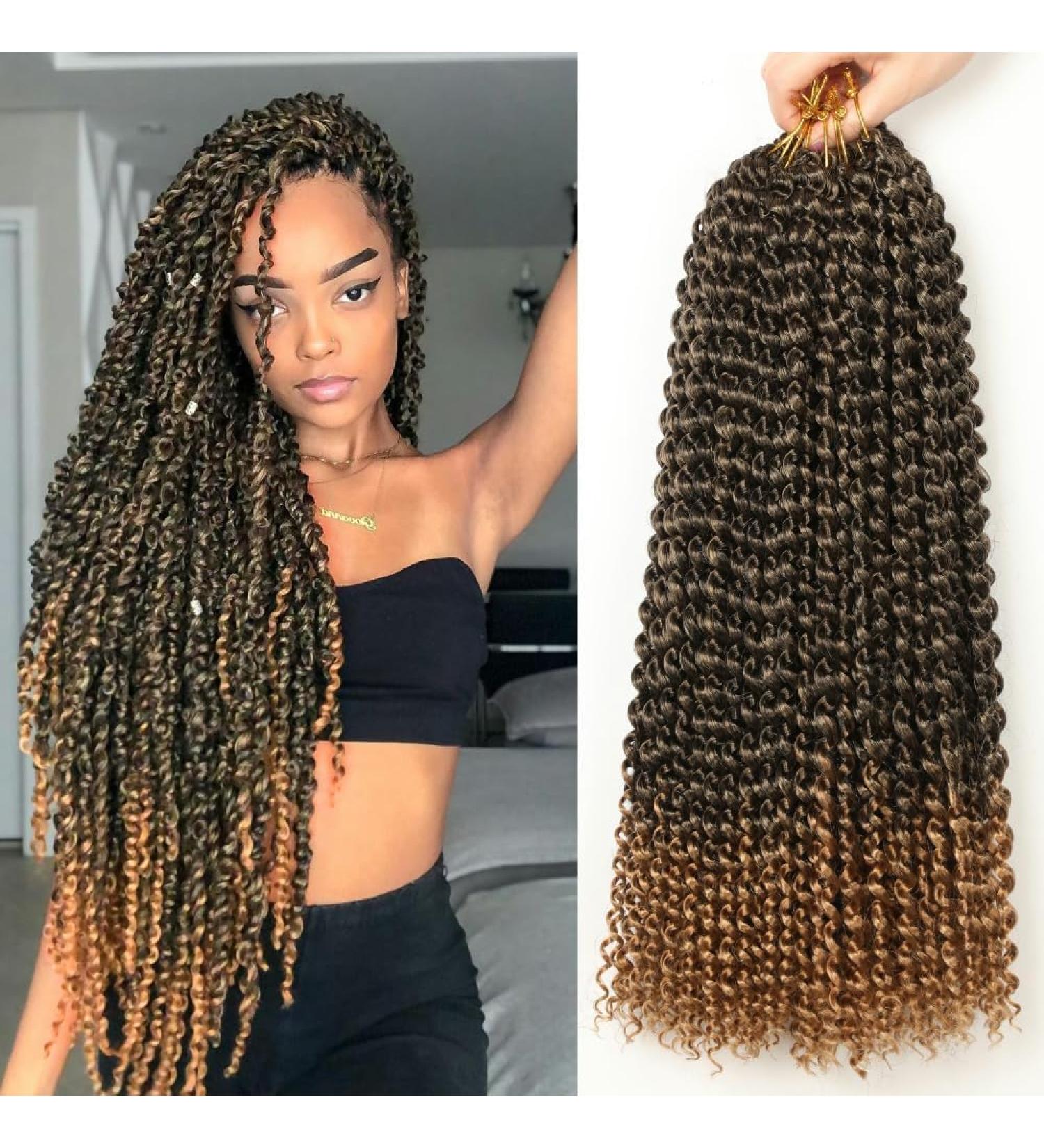 Buy Passion Twist Hair - 18 Inch Faux Locs Crochet Extensions | T27 & T1B-27# | 6 Packs Economy Bundle for International Shipping - Buy Online on GoSupps.com