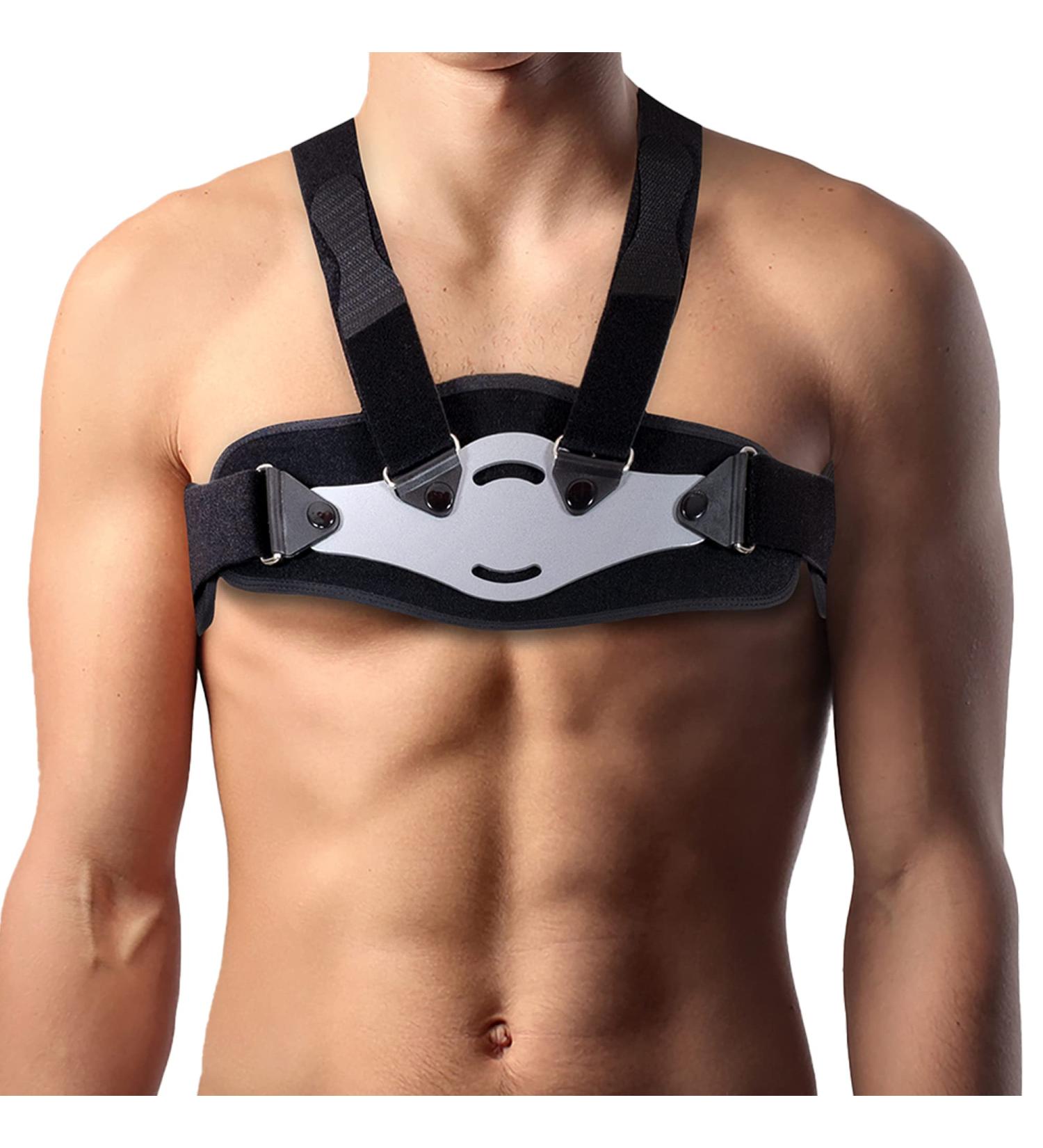Pucka Pectus Carinatum Brace - Adjustable Straps, Rigid Compression for Sternum, Pigeon Chest Corset for Adults - One Size - Buy Online on GoSupps.com