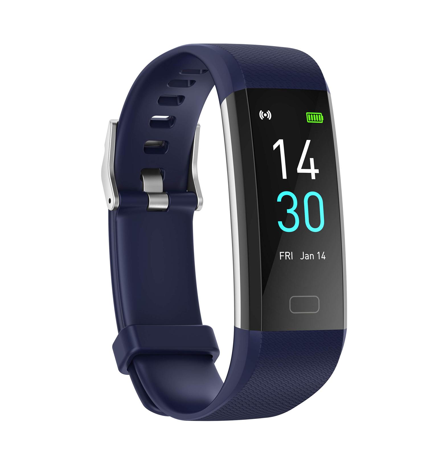 Septoui Fitness Tracker - Heart Rate Monitor Blood Pressure & SpO2 - Waterproof IP68 16 Sports Modes Pedometer & Activity Tracker for All Ages - Compatible with iOS & Android - Buy Online on GoSupps.com