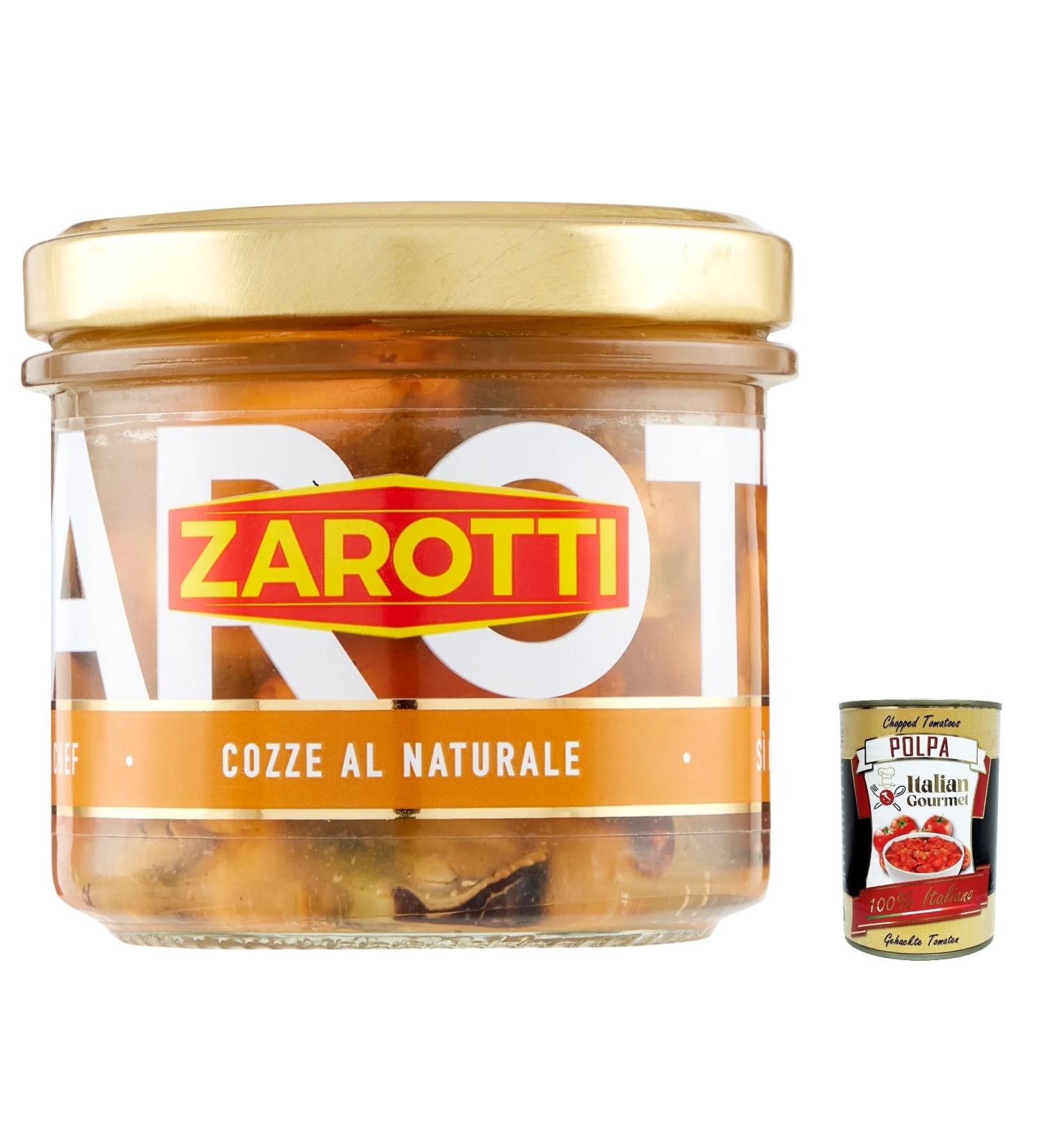  Italian Gourmet E.R. Zarotti Cozze al Natural Set of 3 infusion glass molds 140 g + Italian Gourmet Pulp 400 g - Buy Online on GoSupps.com