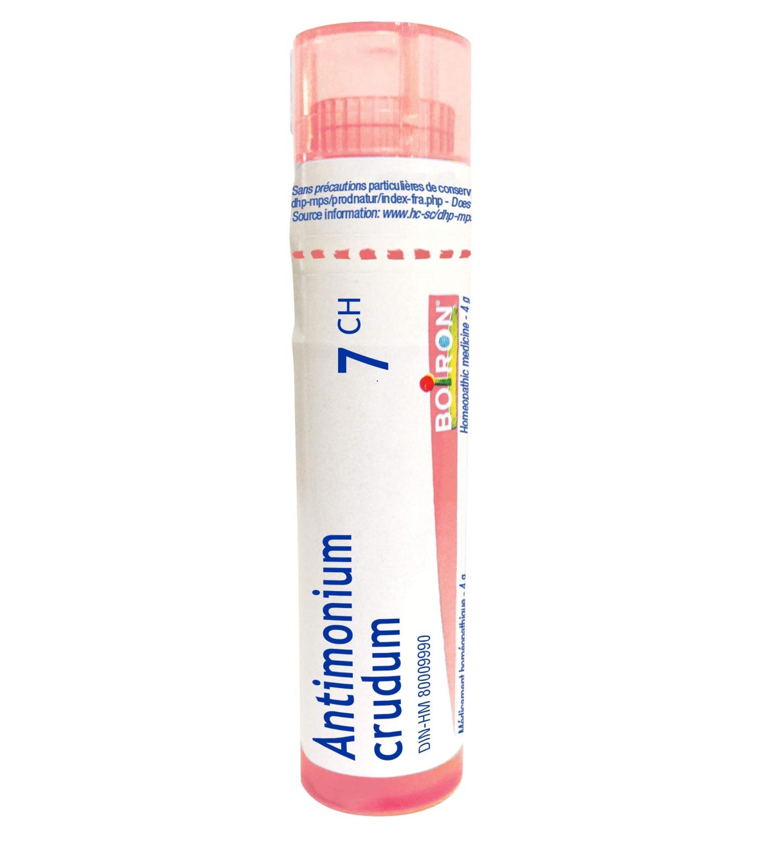 Antimonium Crudum 7ch Boiron Homeopathic Medicine - Buy Online on GoSupps.com