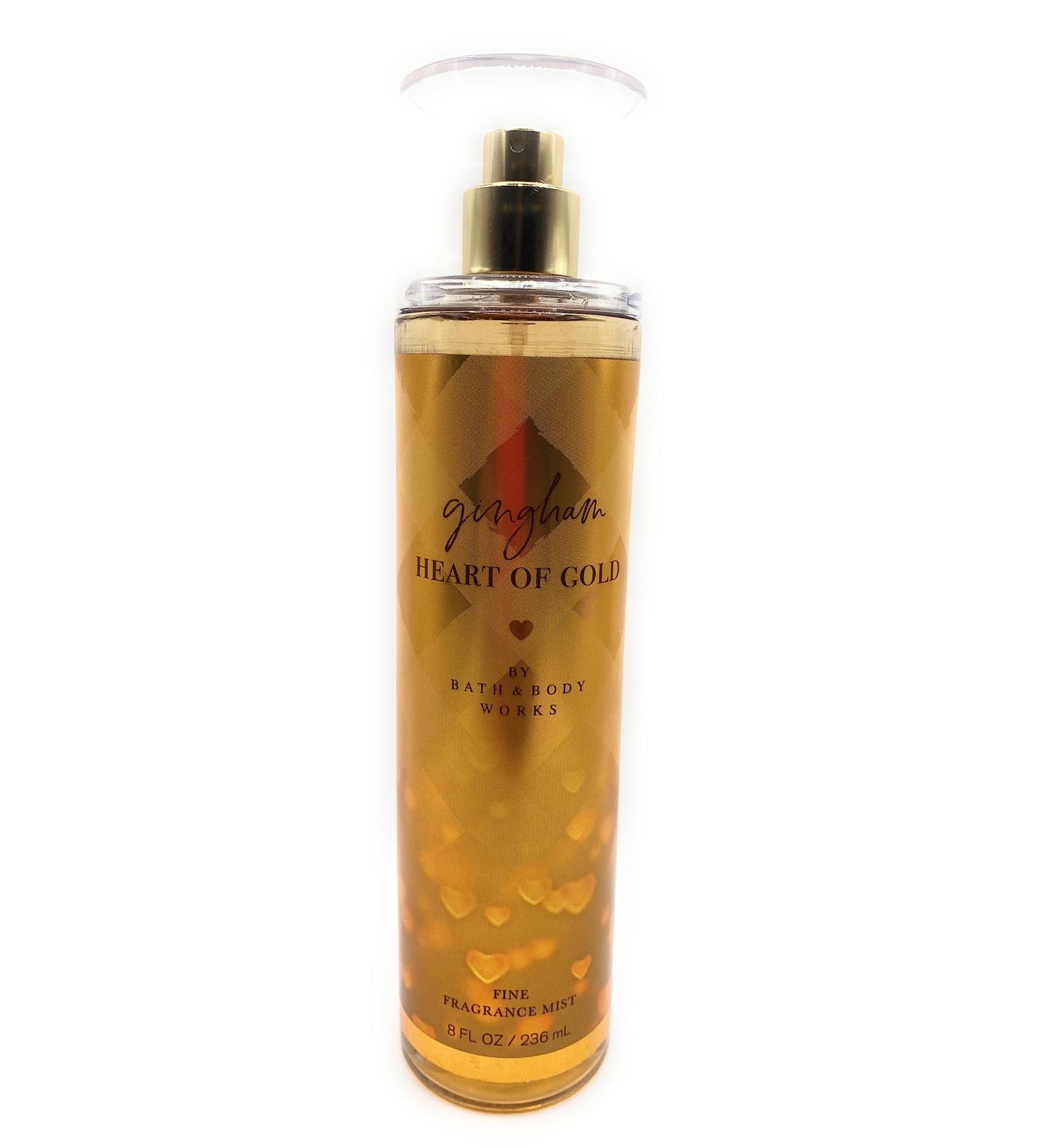 Bath & Body Works Gingham Heart of Gold Fine Fragrance Mist 8 Fluid Ounce