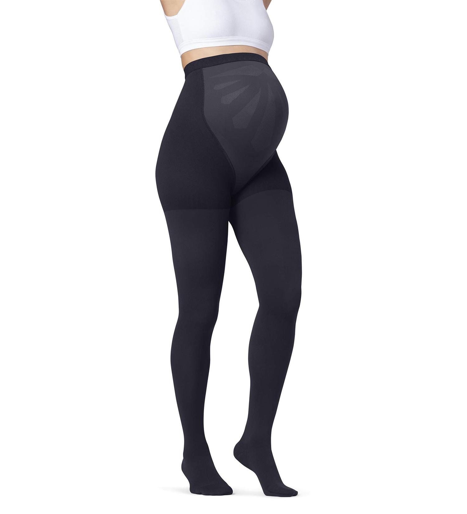 JOBST Maternity Opaque Compression Pantyhose 15-20 mmHg - Closed Toe Support for Swollen Legs X-Large Anthracite - International Shipping Available - Buy Online on GoSupps.com