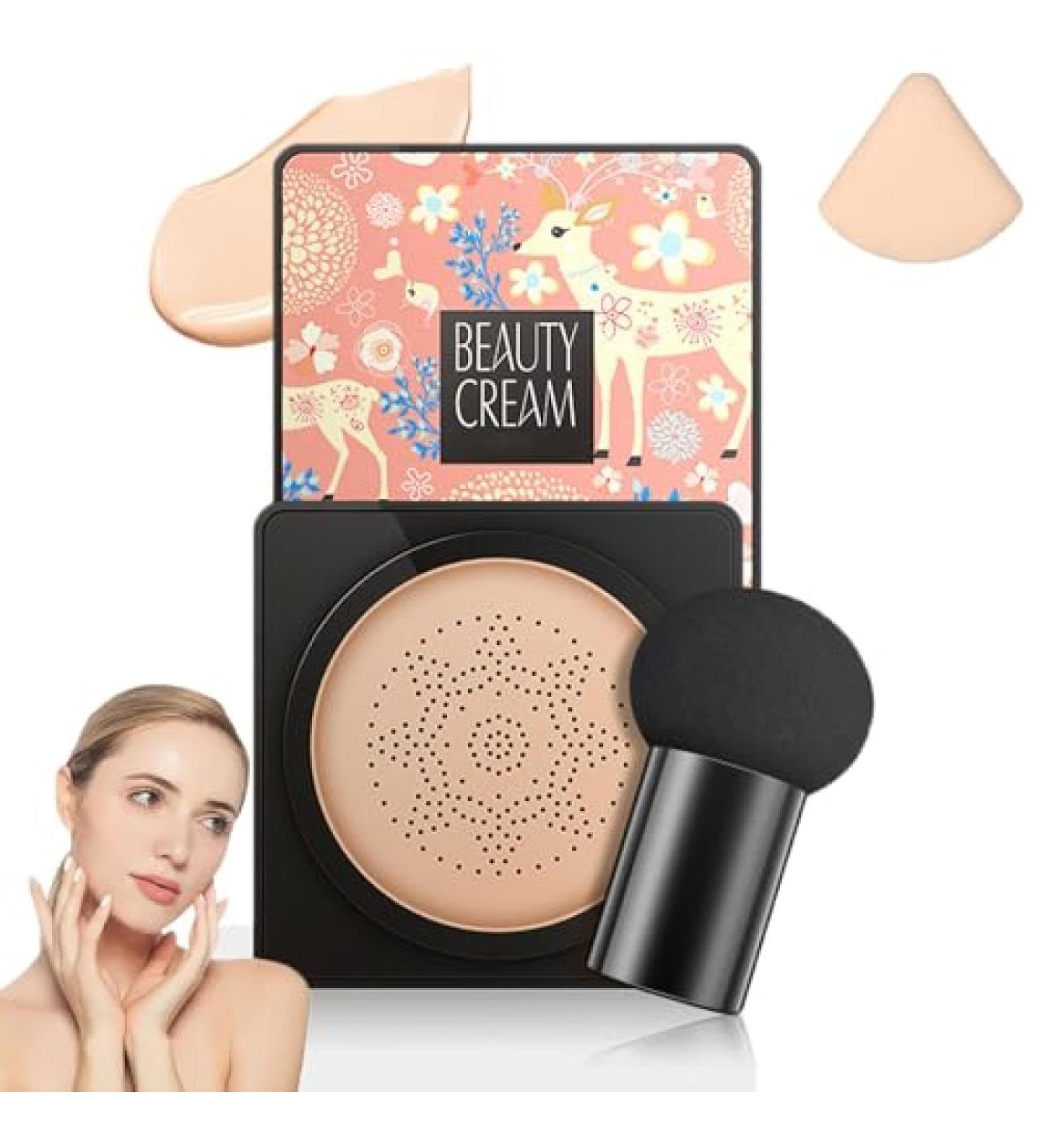 EdmEr Cr me de beaut cr me CC coussin d'air correcteur hydratant fond de teint couverture compl te longue dur e finition naturelle blanc clair B-Lvory - Buy Online on GoSupps.com