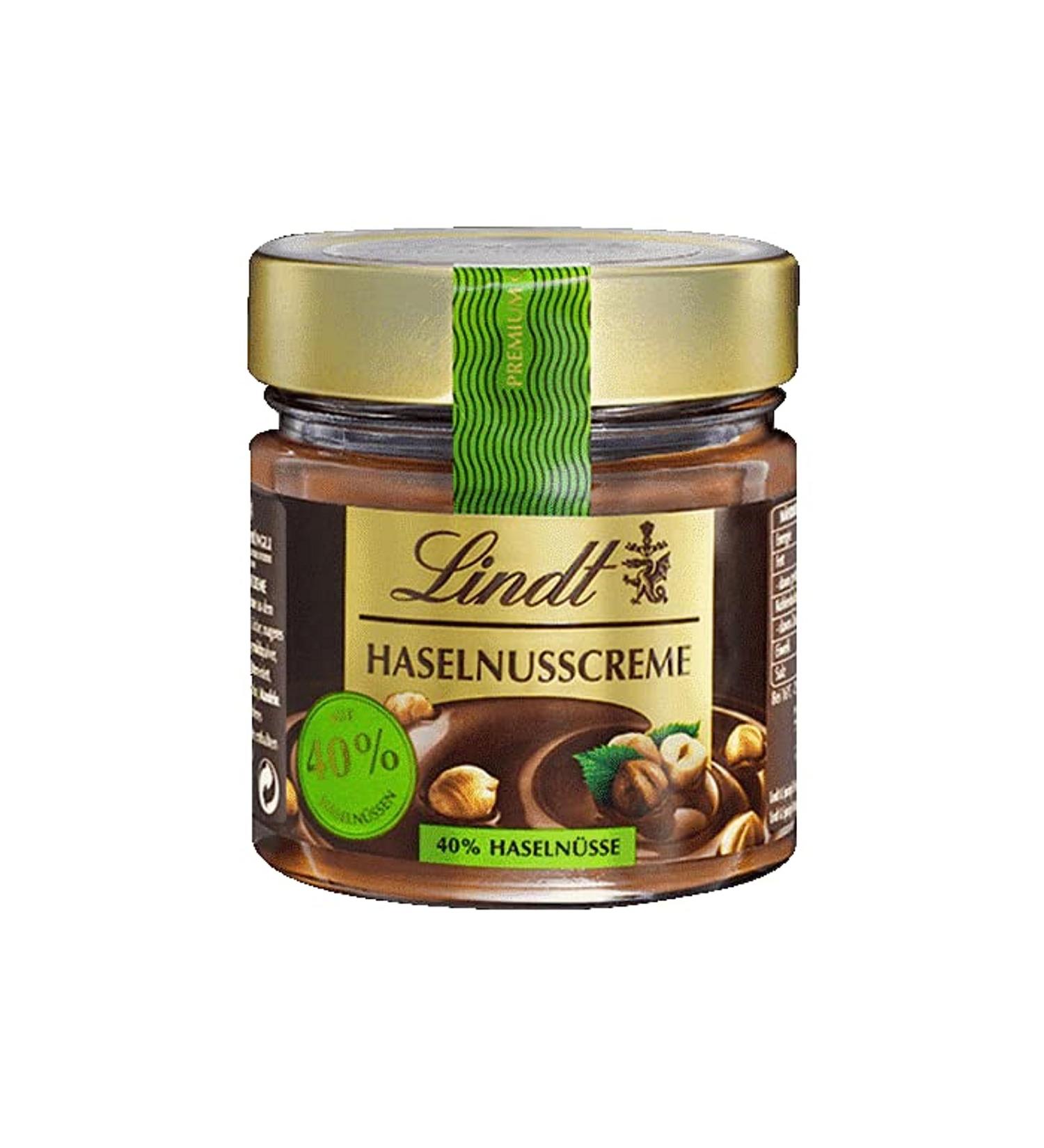 Lindt Hazelnut Chocolate Spread - 220g | Creamy Cocoa & 40% Roasted Hazelnuts | Perfect Chocolate Gift - Buy Online on GoSupps.com