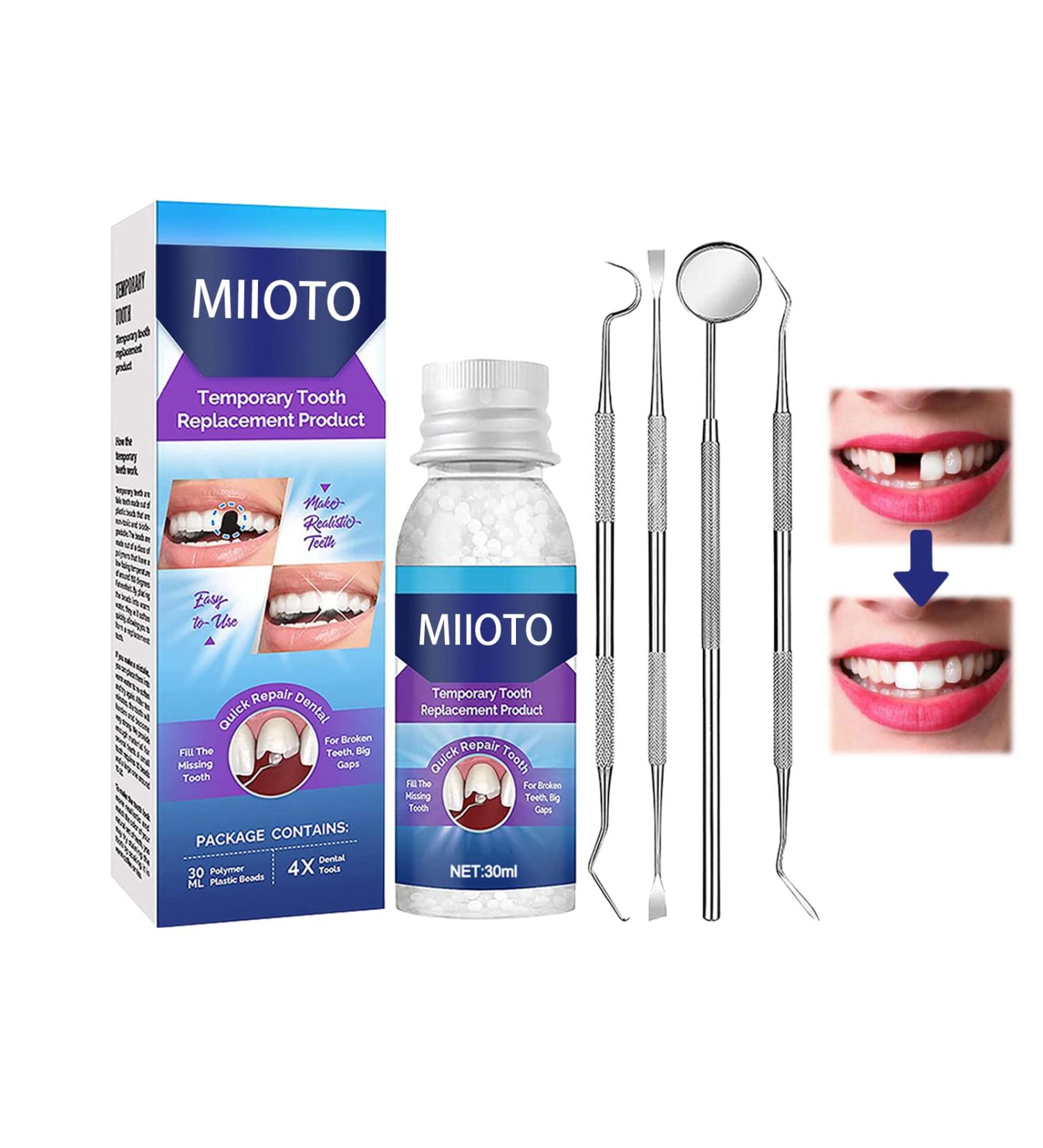 Buy Temporary Tooth Repair Kit | Dental Adhesive Set & Formable False Teeth for Quick Fixes - Buy Online on GoSupps.com