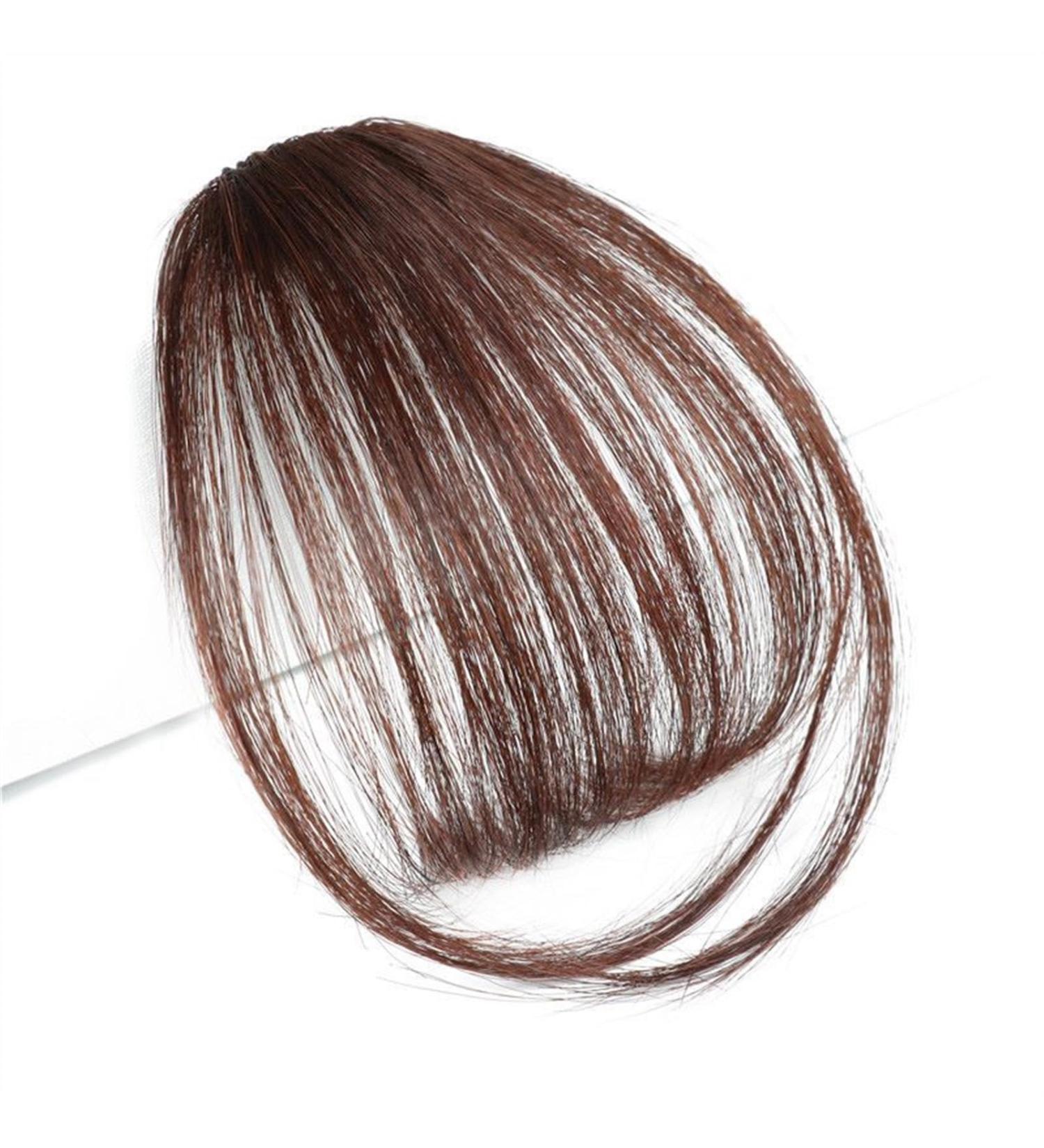 Bangs Hair Clip Hair Clip in Bangs Synthetic Clip In Hair Air Bangs Hairpiece Black Brown Extensions Mini Fake Bangs Hairpiece for Women Bangs Clip in Hair (Color : 18-2M33) - Buy Online on GoSupps.com