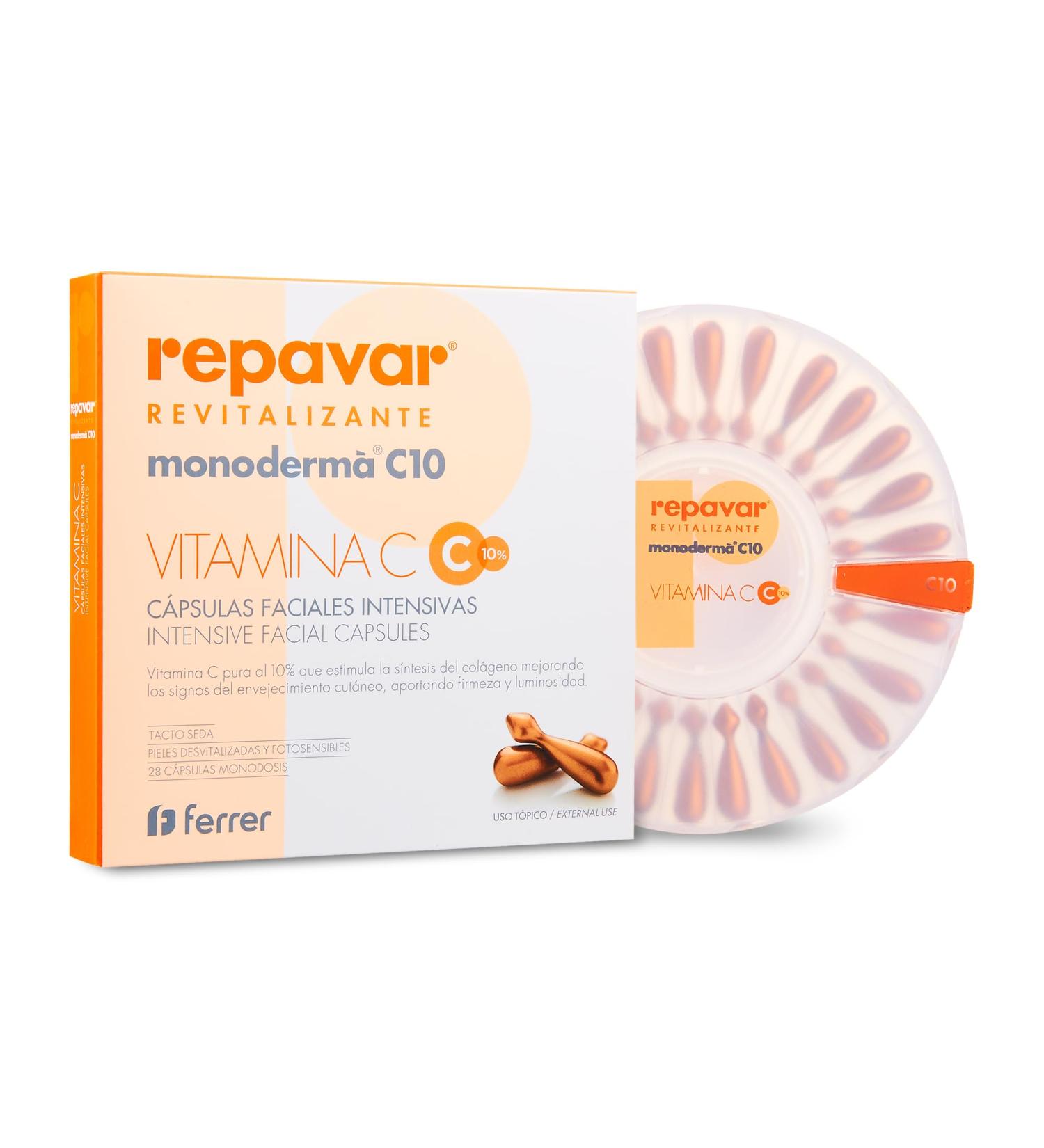 Repavar Monoderma C10 28 Cap - Buy Online on GoSupps.com