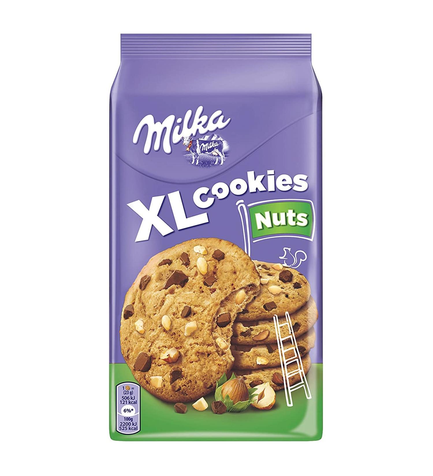 MONDELEZ Milka cookies XL Nuts with chocolate and hazelnut drops 184g cookies biscuits - Buy Online on GoSupps.com