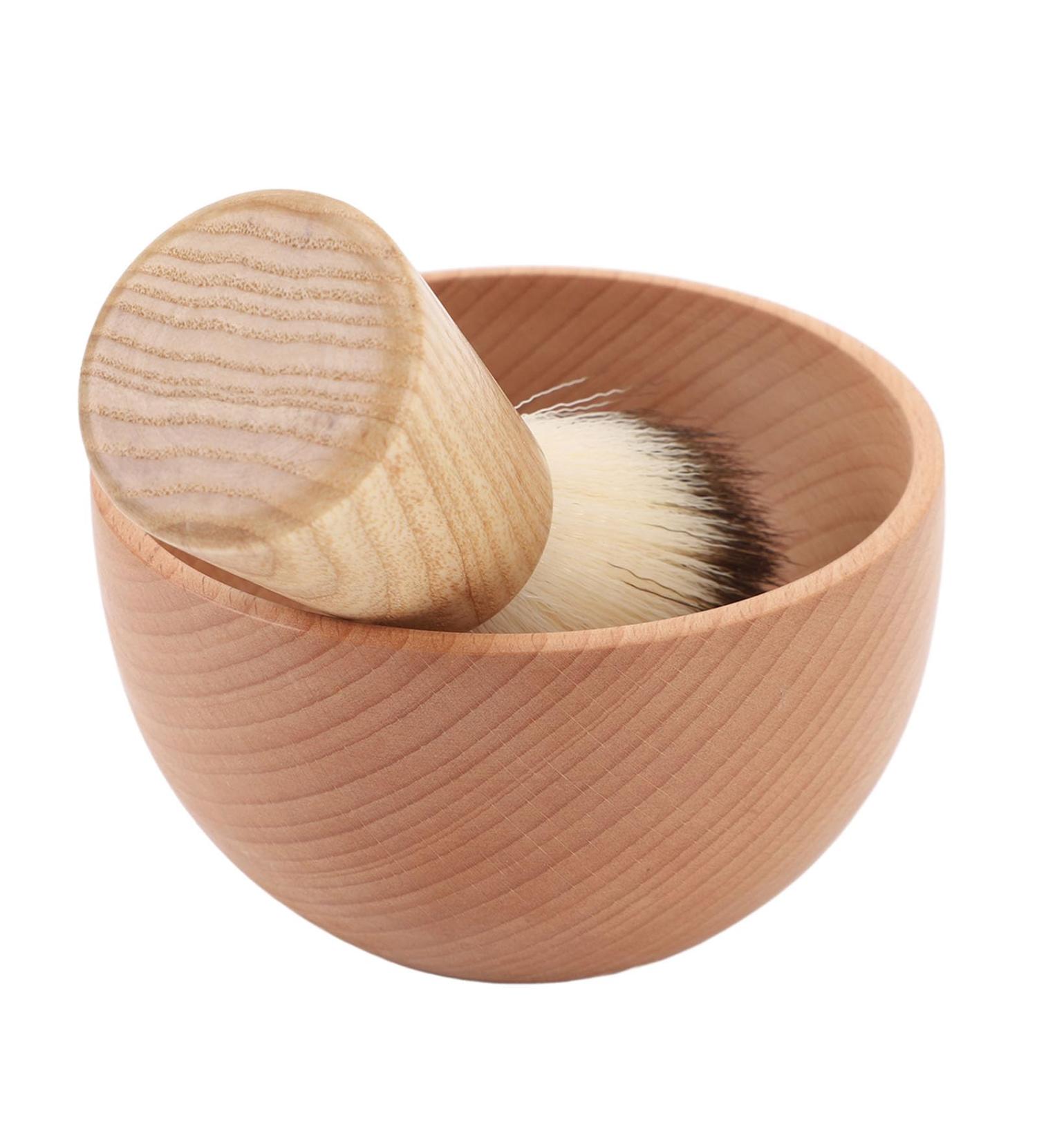 Premium Razor Brush Set for Men | Compact & Portable | Durable Wooden Design | Effective Cleaning with Fine Bristles - Buy Online on GoSupps.com