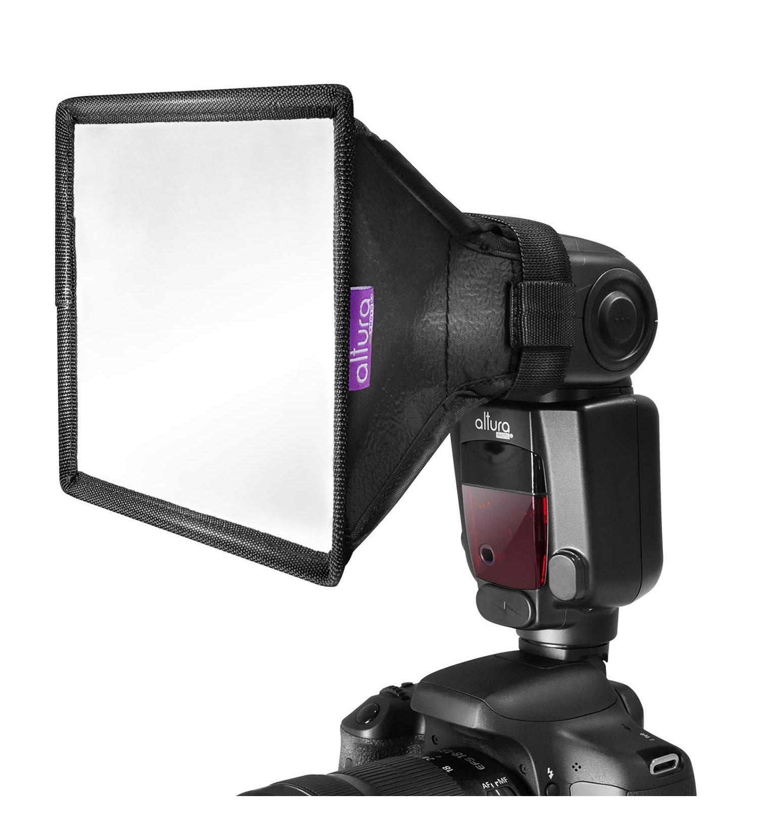 Altura Photo Flash Diffuser Light Softbox 6x5 - Universal Collapsible with Storage Pouch for Canon, Yongnuo, and Nikon Speedlight - Buy Online on GoSupps.com
