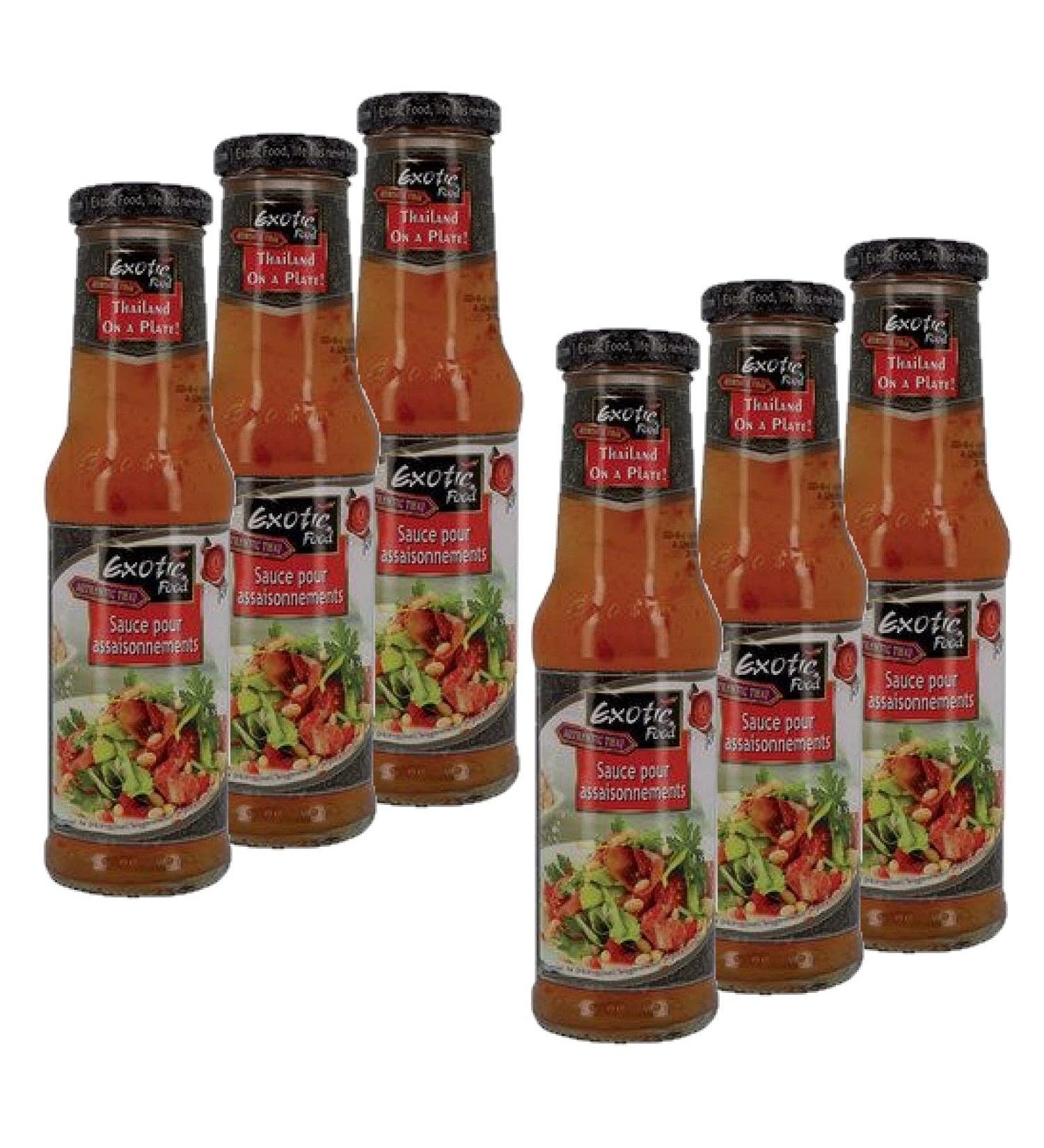 Exotic Food Pack of 6 x Seasoning Sauce - 250ml Bottle