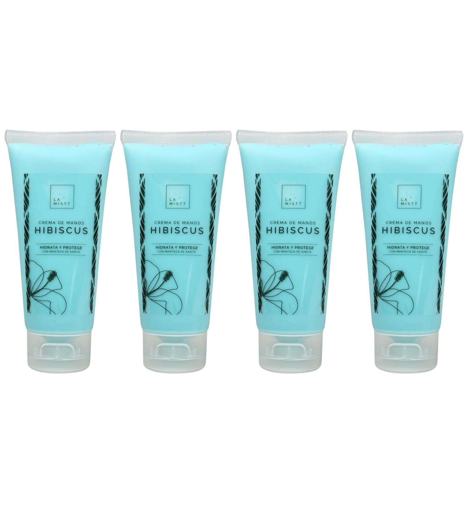  LA MISTT Hand Cream with Shea Matenca | Repair Cream for Cracked and Dry Hands (400ml Hibiscus) - Buy Online on GoSupps.com