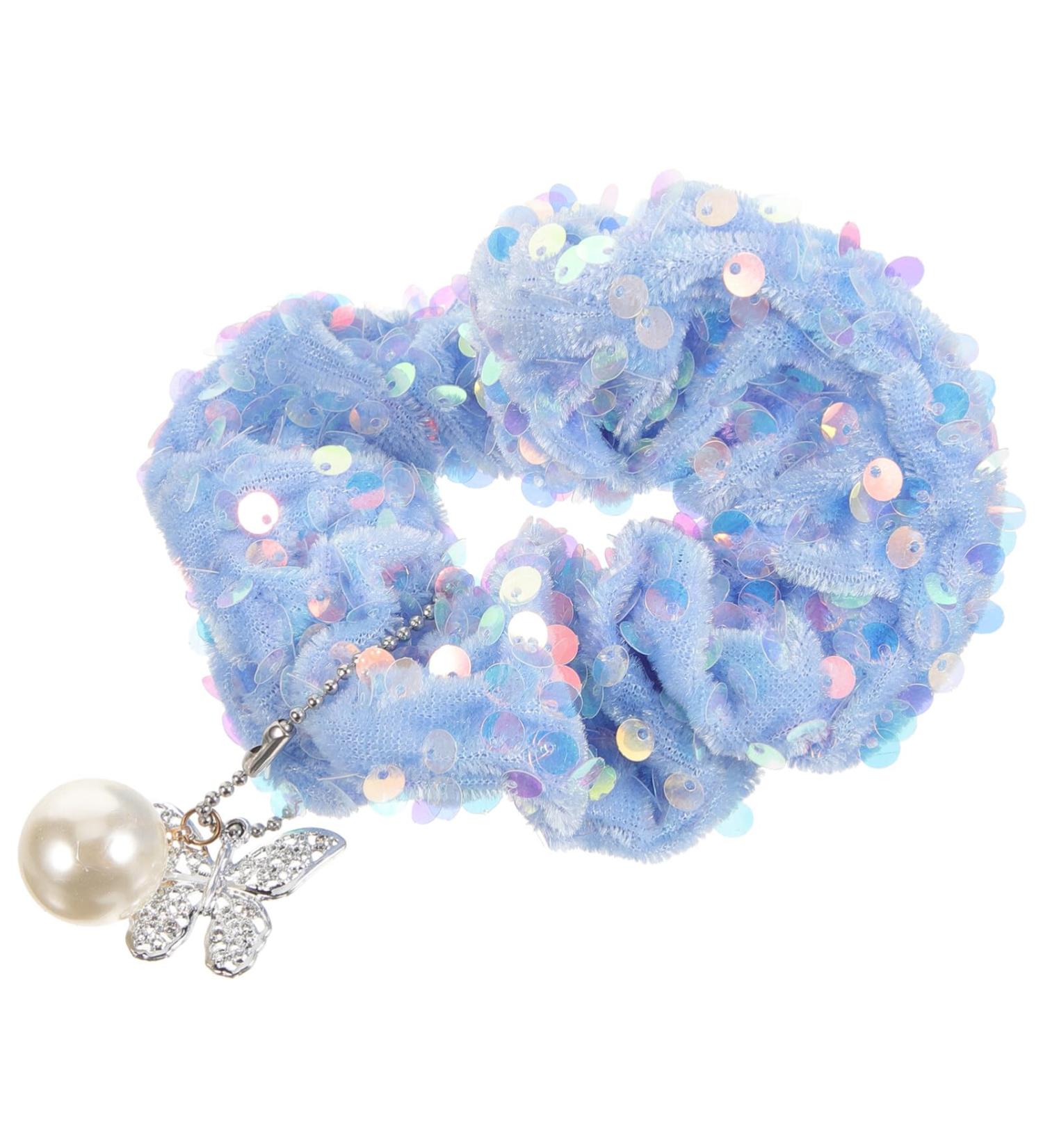 SEWACC Elastic Ponytail Holders Scrunchies for Women Pendant Miss Hair Fabric - Buy Online on GoSupps.com