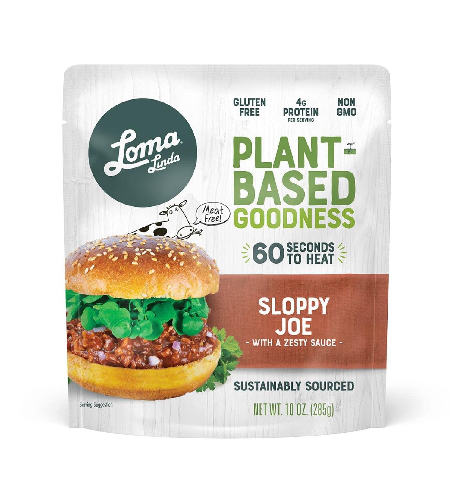 Loma Linda Vegan Sloppy Joe Plant Based Protein 10oz Microwavable Pouch - 1 Pack - Buy Online on GoSupps.com