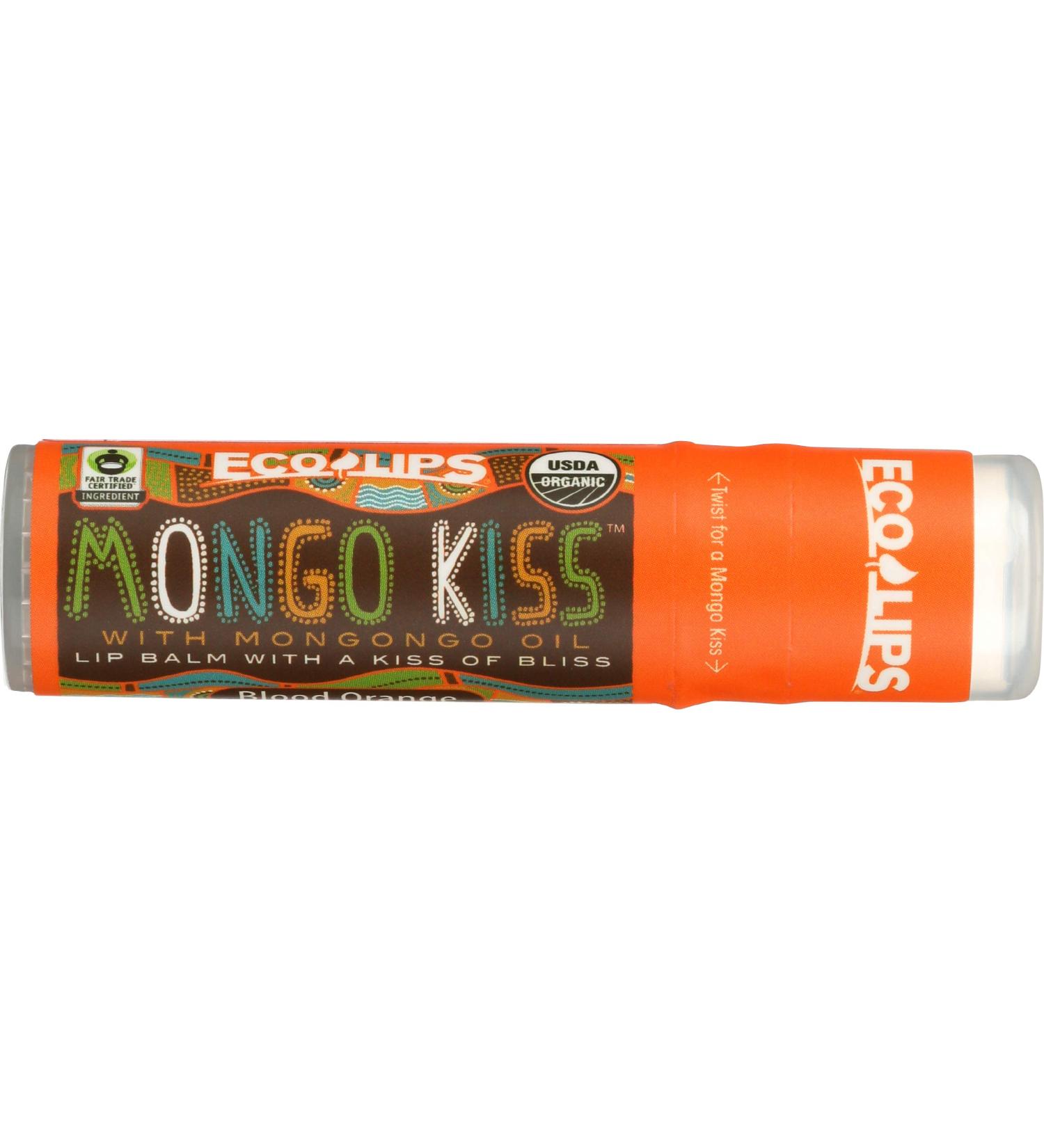 Mongo Kiss Blood Orange Lip Balm 0.25 oz - Hydrating Vegan Lip Care - Buy Online on GoSupps.com