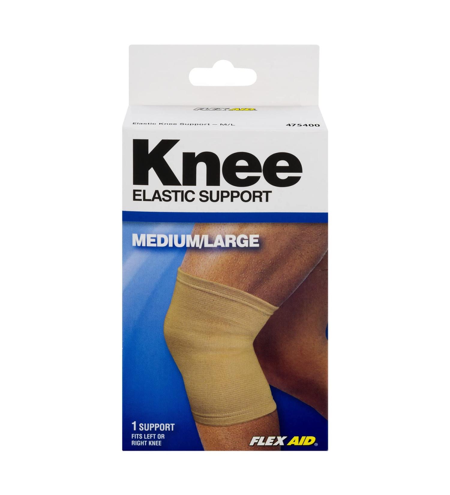 Premium Knee Elastic Support | Compression Sleeve for Joint Pain Relief - Buy Online on GoSupps.com