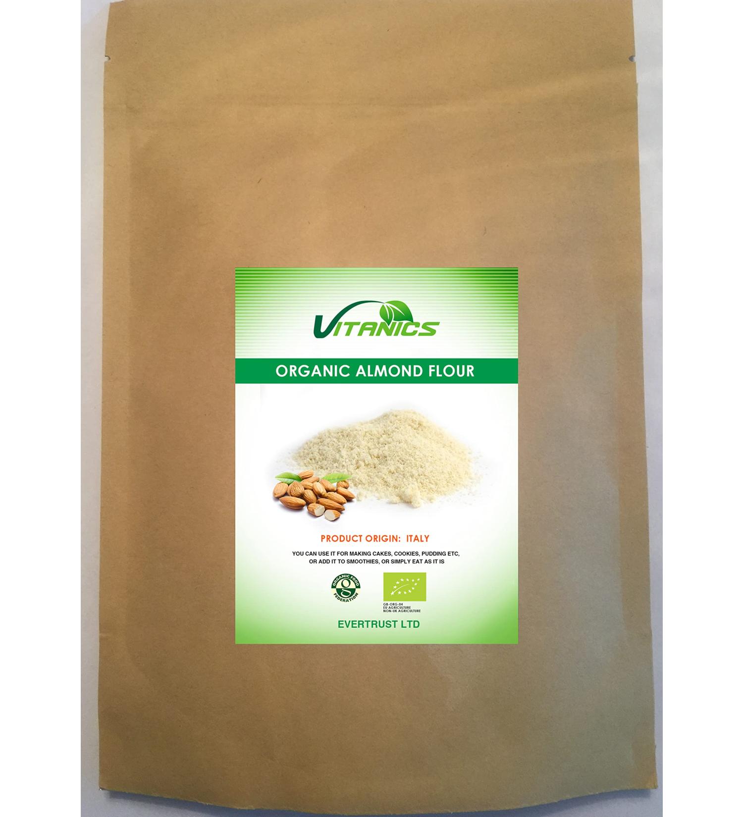 Vitanics High-quality organic almond flour (EU) (1 kg)
