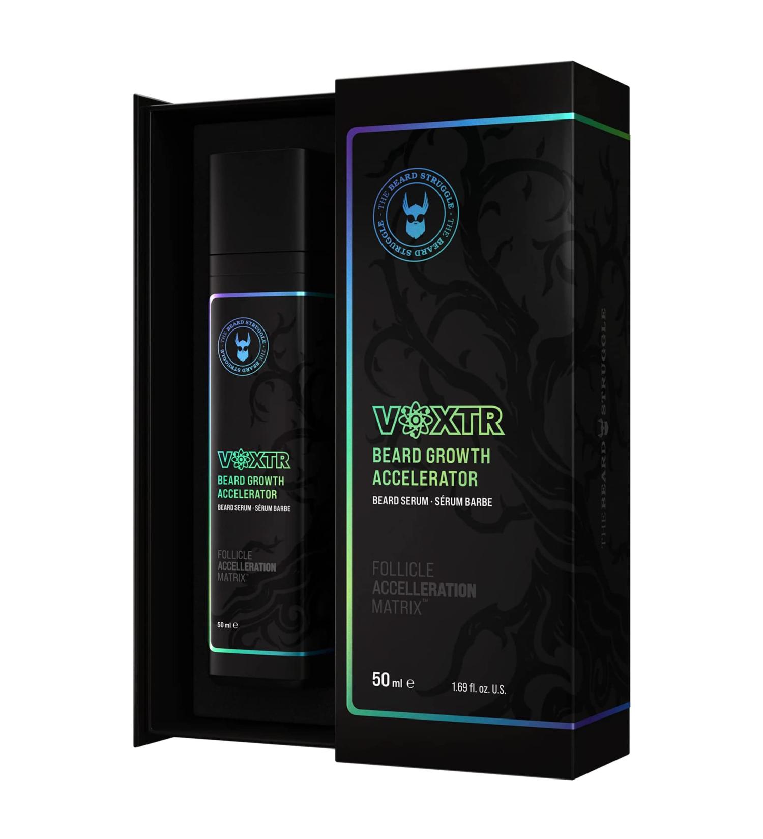 Voxtr Beard Growth Serum - Thicker & Healthier Beard with Follicle Acceleration - 1.69 Fl. Oz - International Shipping Available - Buy Online on GoSupps.com