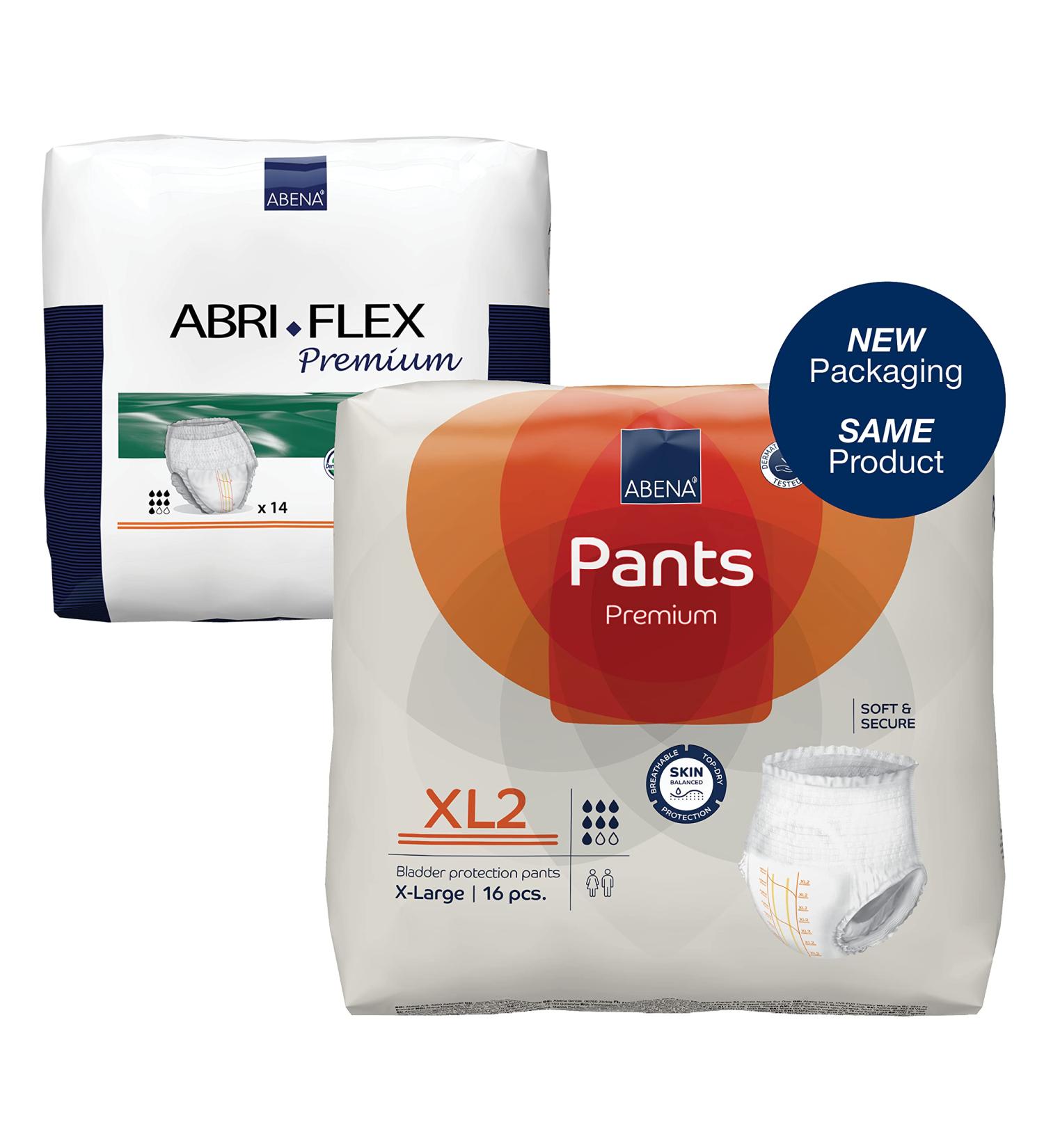 Abena XL Eco-Friendly Incontinence Pants, 16PK - 1900ml Absorbency for Men & Women - Buy Online on GoSupps.com