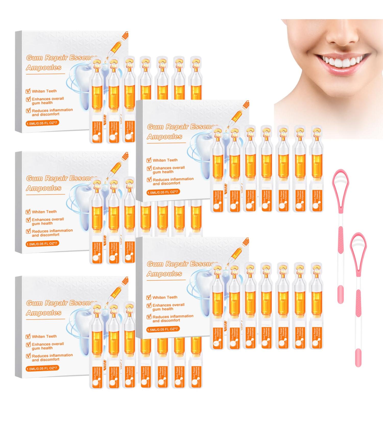 Lenaro Oral Repair Treatment Ampoules | Gum Repair Solution (35 Pieces) - International Shipping - Buy Online on GoSupps.com