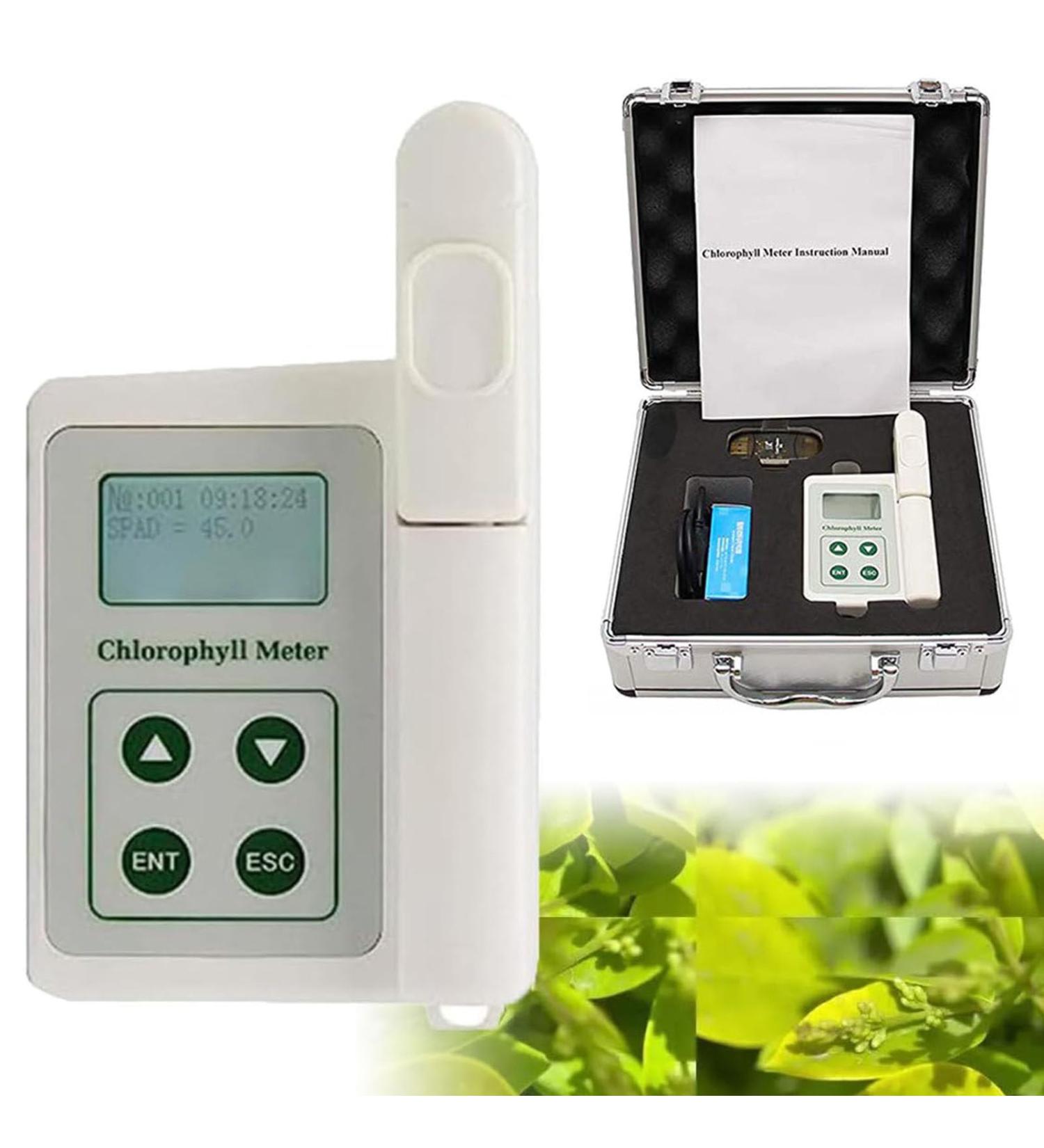 ZWJABYY Plant Nutrient Testing fHandheld Chlorophyll Analyzer Portable Chlorophyll Meter or Chlorophyll/nitrogen/Temperature/Humidity 2000MAH Lithium Battery with USB Data Export - Buy Online on GoSupps.com