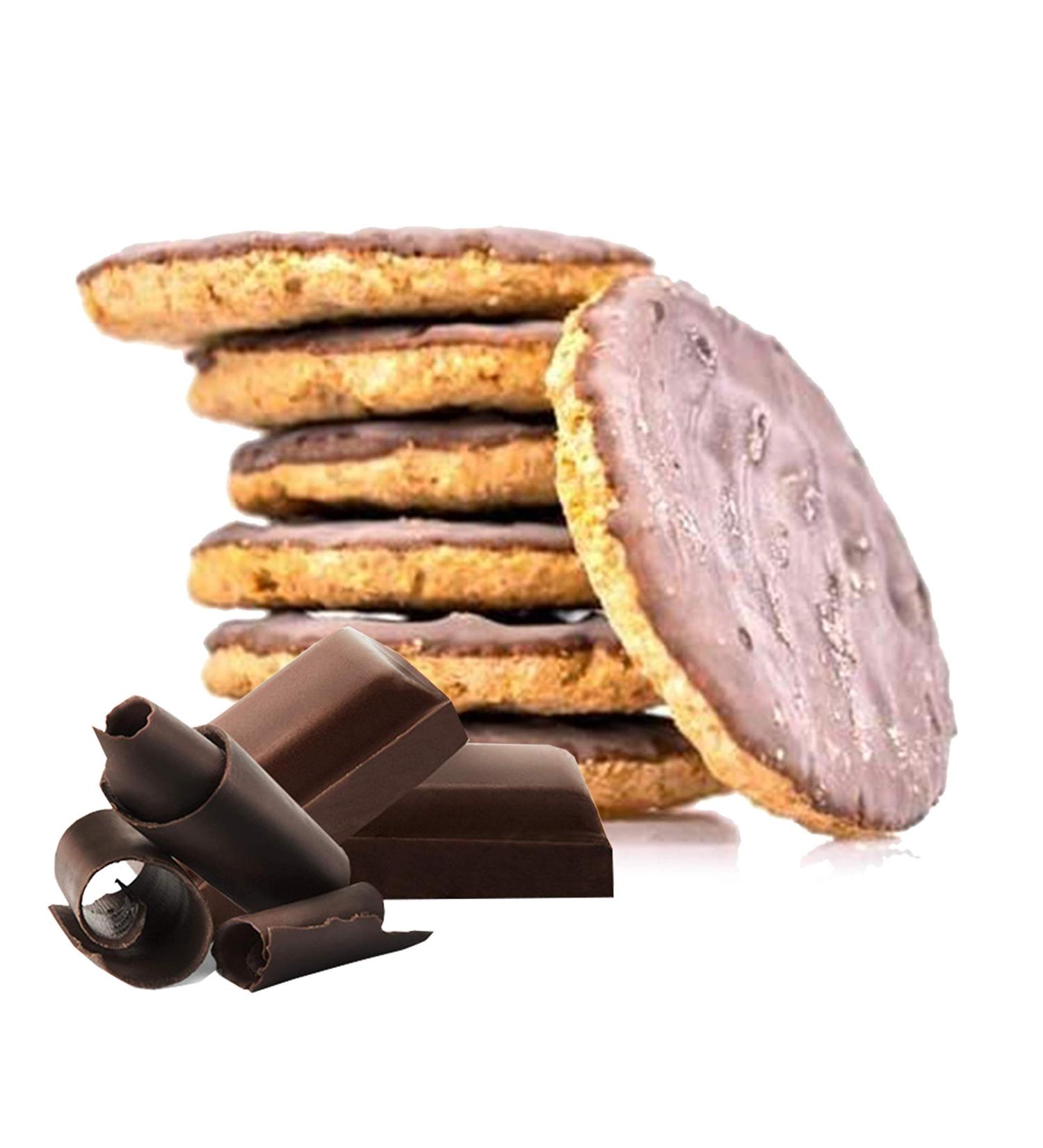 Protein Cookies Line diet | 7x4 Chocolate Coated Cookies | 26% Protein | Healthy Fit Snack - Buy Online on GoSupps.com