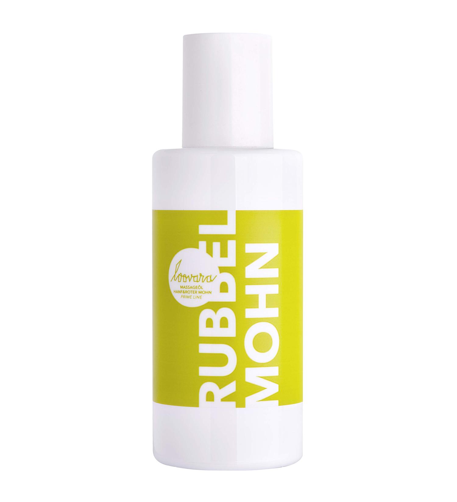 Loovara Premium Hanf Massage Oil 100 ML - Vegan Red Poppy for Sensual Relaxation | Natural Microplastic-Free Made in Germany - Buy Online on GoSupps.com