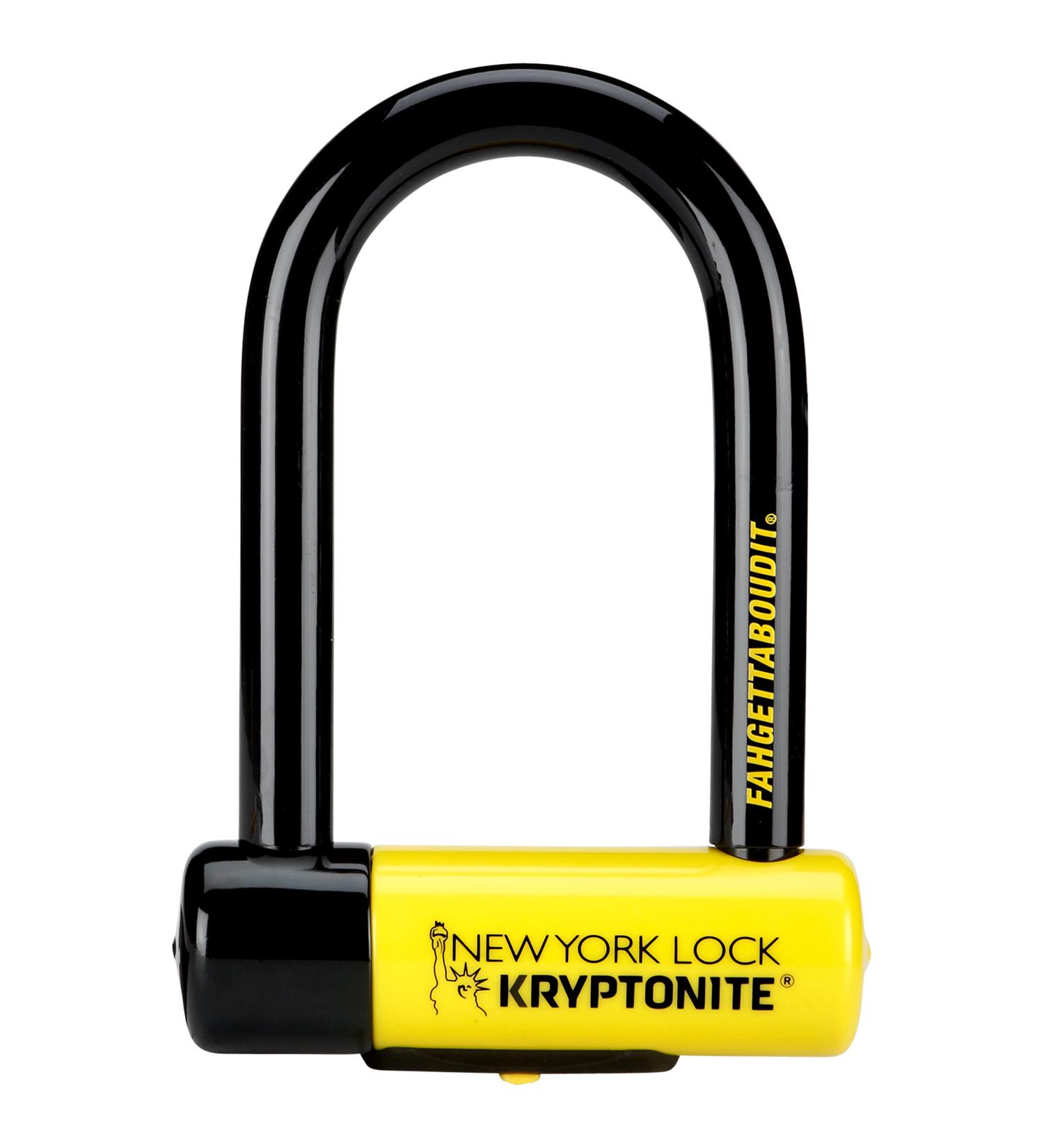 Kryptonite New York Fahgettaboutit Mini U-Lock 18mm | Heavy Duty Anti-Theft Bike Lock for Ultimate Security - Keys Included - Buy Online on GoSupps.com