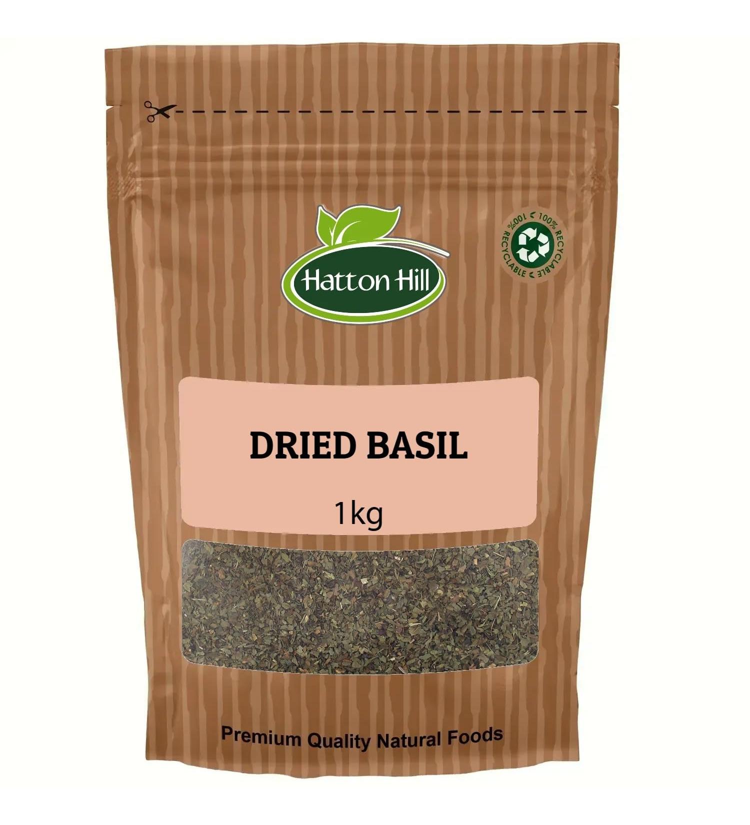 Dried Basil 1kg by Hatton Hill