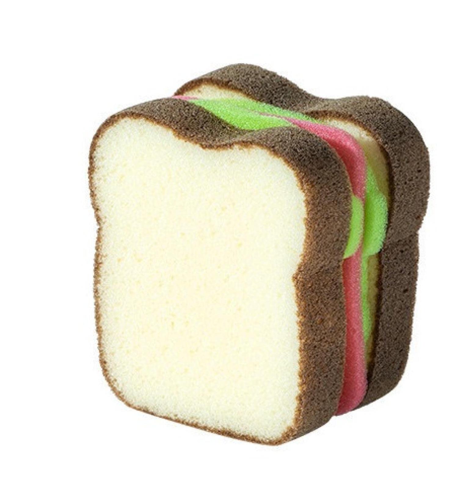 Toast Shape Dishwashing Sponge Washable Dishwashing Tools Pots and Pans Kitchen Accessories Home Cleaning Gadgets Sanwich Shape Sandwichstyle1piece - Buy Online on GoSupps.com