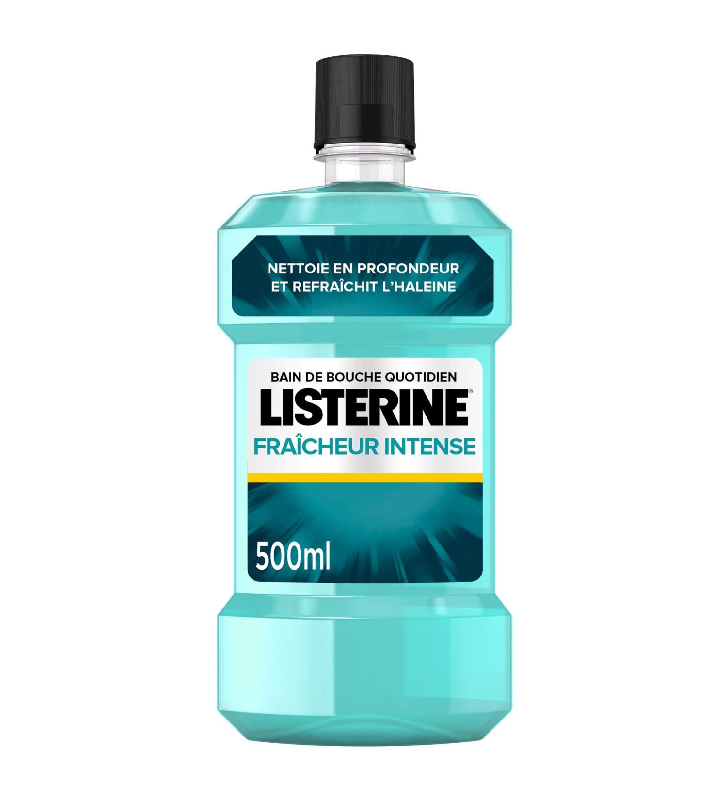 Buy Listerine Mouthwash Intensive Freshness 500ml Best for Oral Hygiene | International Shipping - Buy Online on GoSupps.com