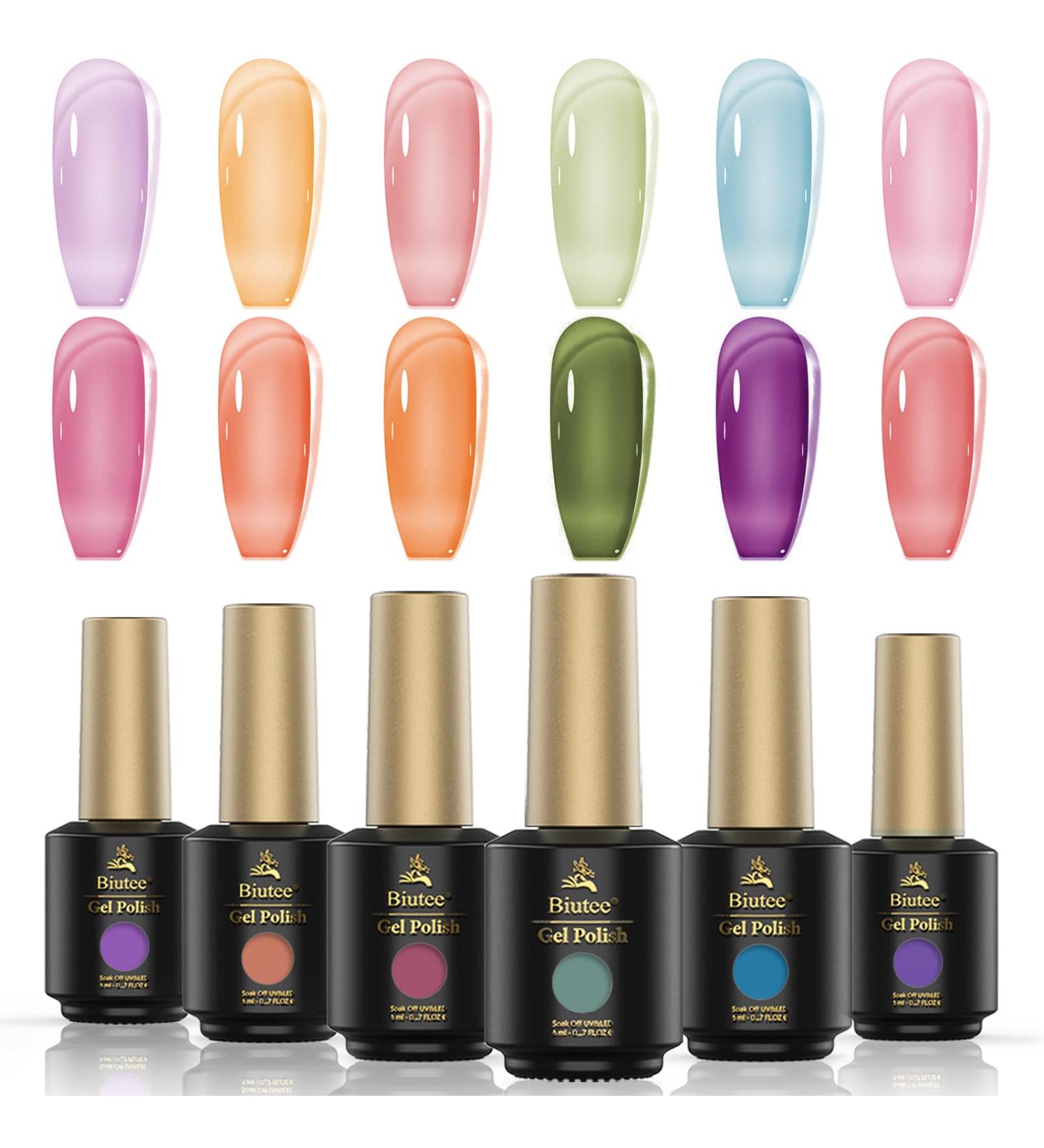 Summer Pink Neon Jelly Gel Nail Polish | Translucent & Sheer Color Changing Soak Off Gel Polish - Buy Online on GoSupps.com