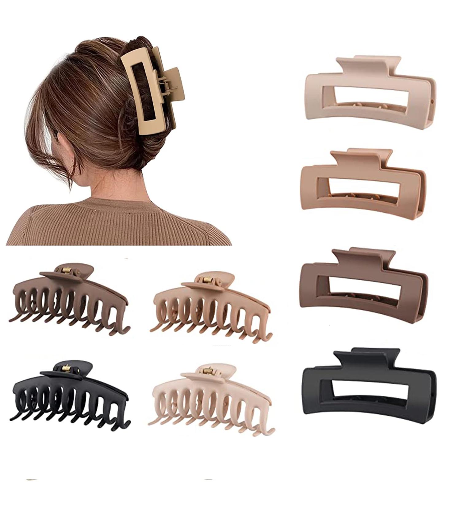 COPLA 8Pcs Claw Clips for Thick Hair - Women's Large Hair Claw Clips Set - Buy Online on GoSupps.com
