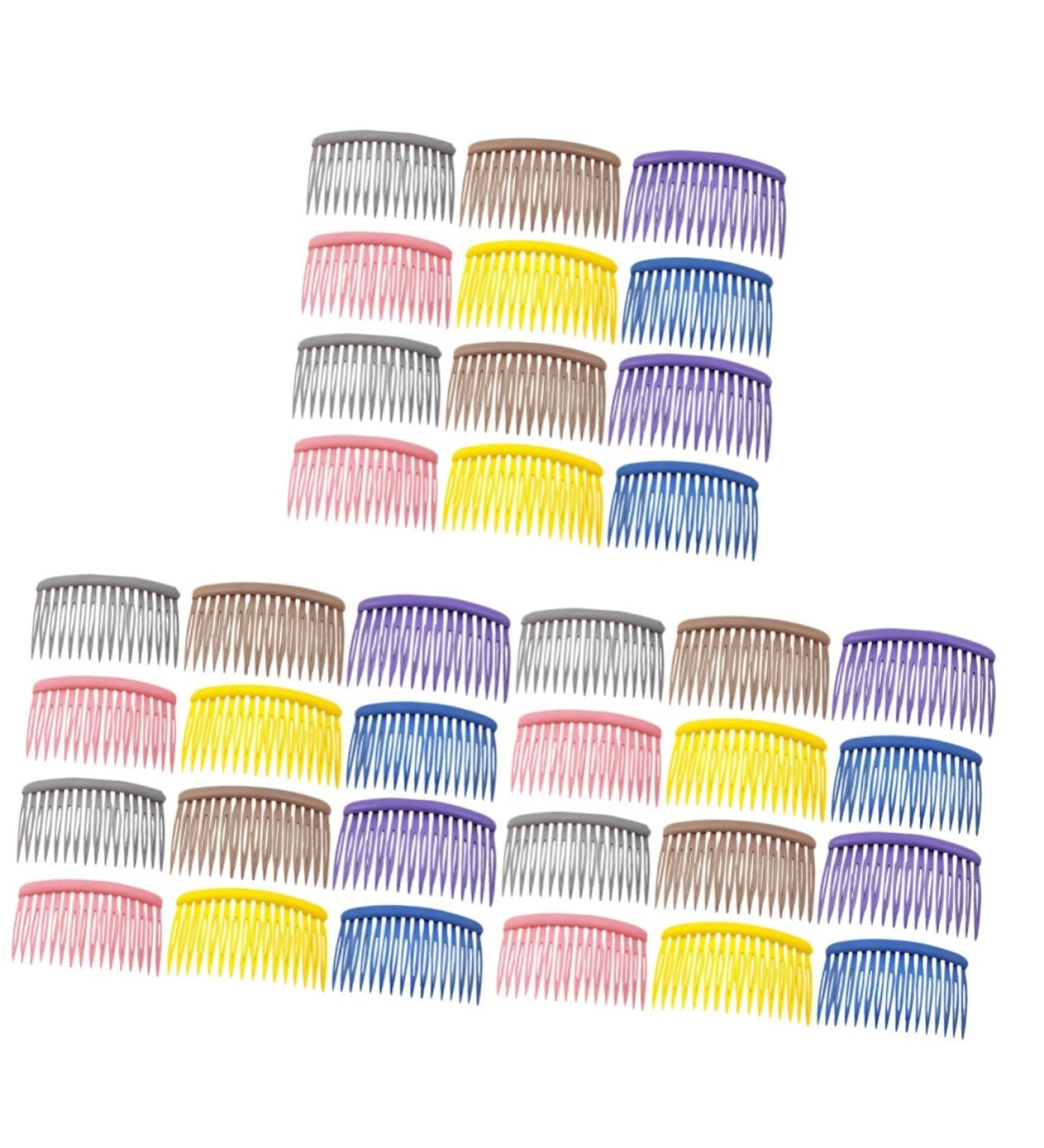 FRCOLOR 36 Pieces Plastic Exfoliating Hair Comb Hair Accessories Hair Styling Matte Hair Clips French Hair Clips Hair Clips Hair Combs for Home Popularity - Buy Online on GoSupps.com