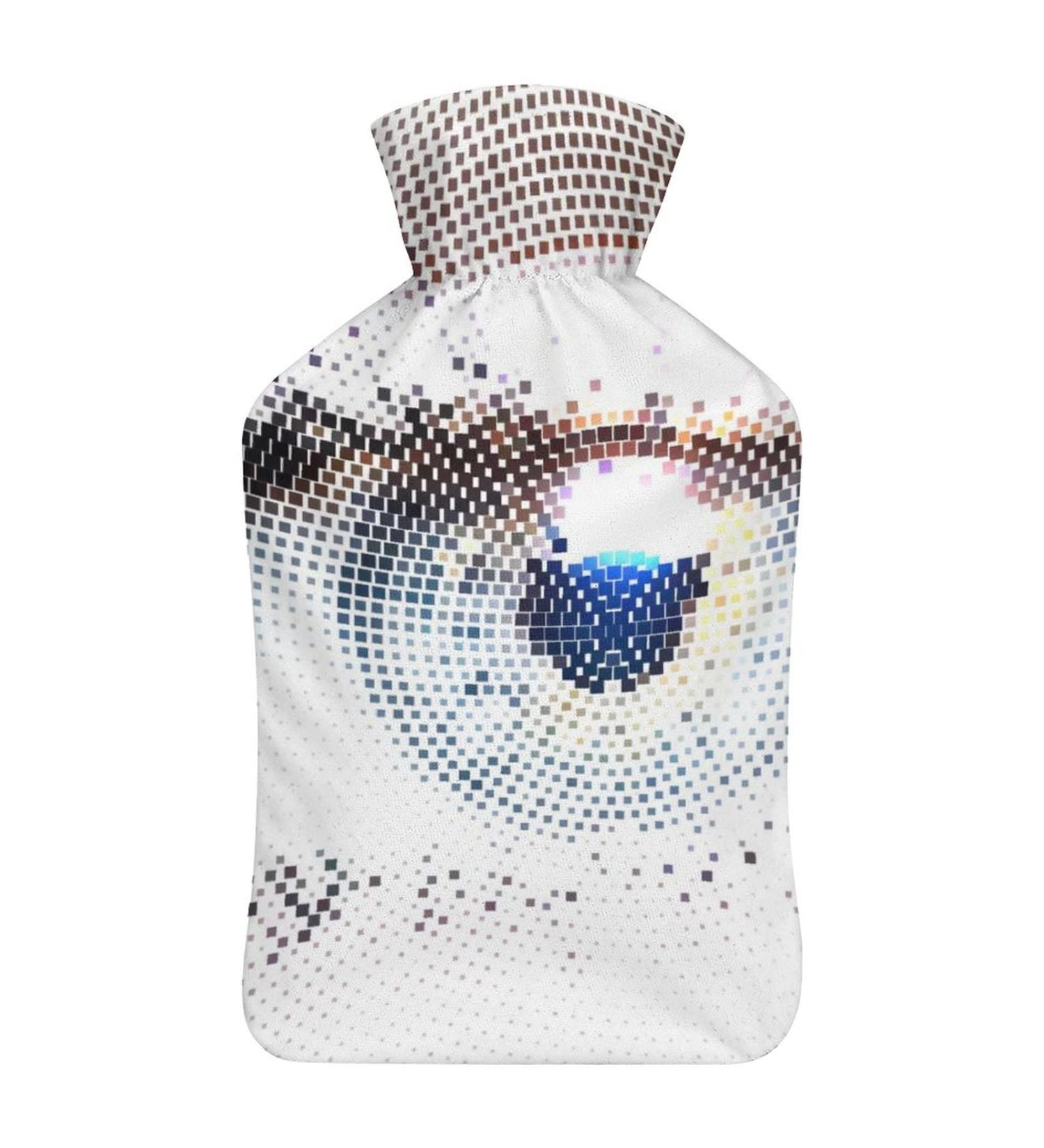 Eye Hot Water Bottle with Plush Cover - Hand Warmer for Adults & Children | 26.5x15.3cm - Shop Now! - Buy Online on GoSupps.com