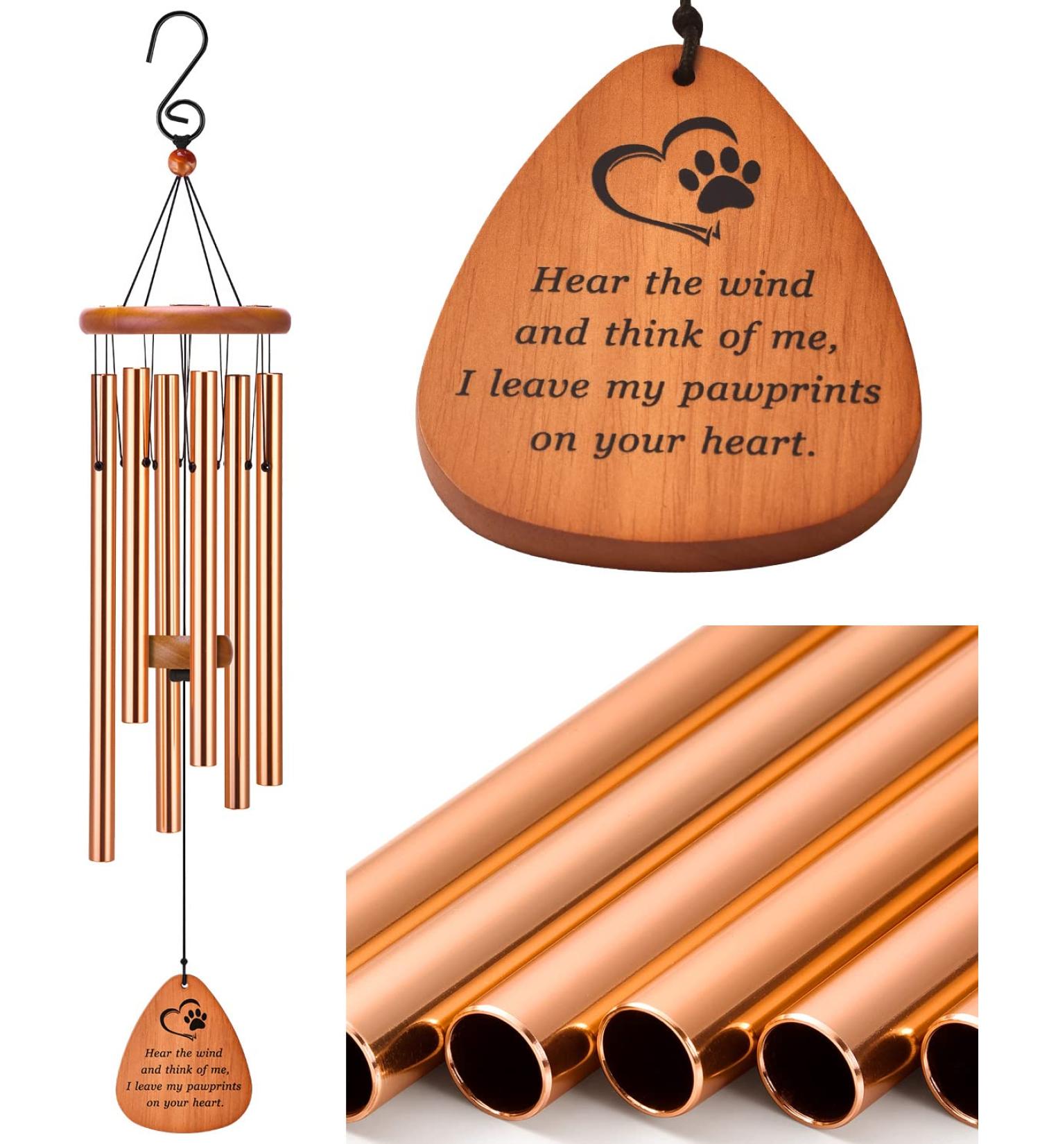 AMBOBE Pet Memorial Wind Chime - Thoughtful Gift for Grieving Pet Owners - Buy Online on GoSupps.com