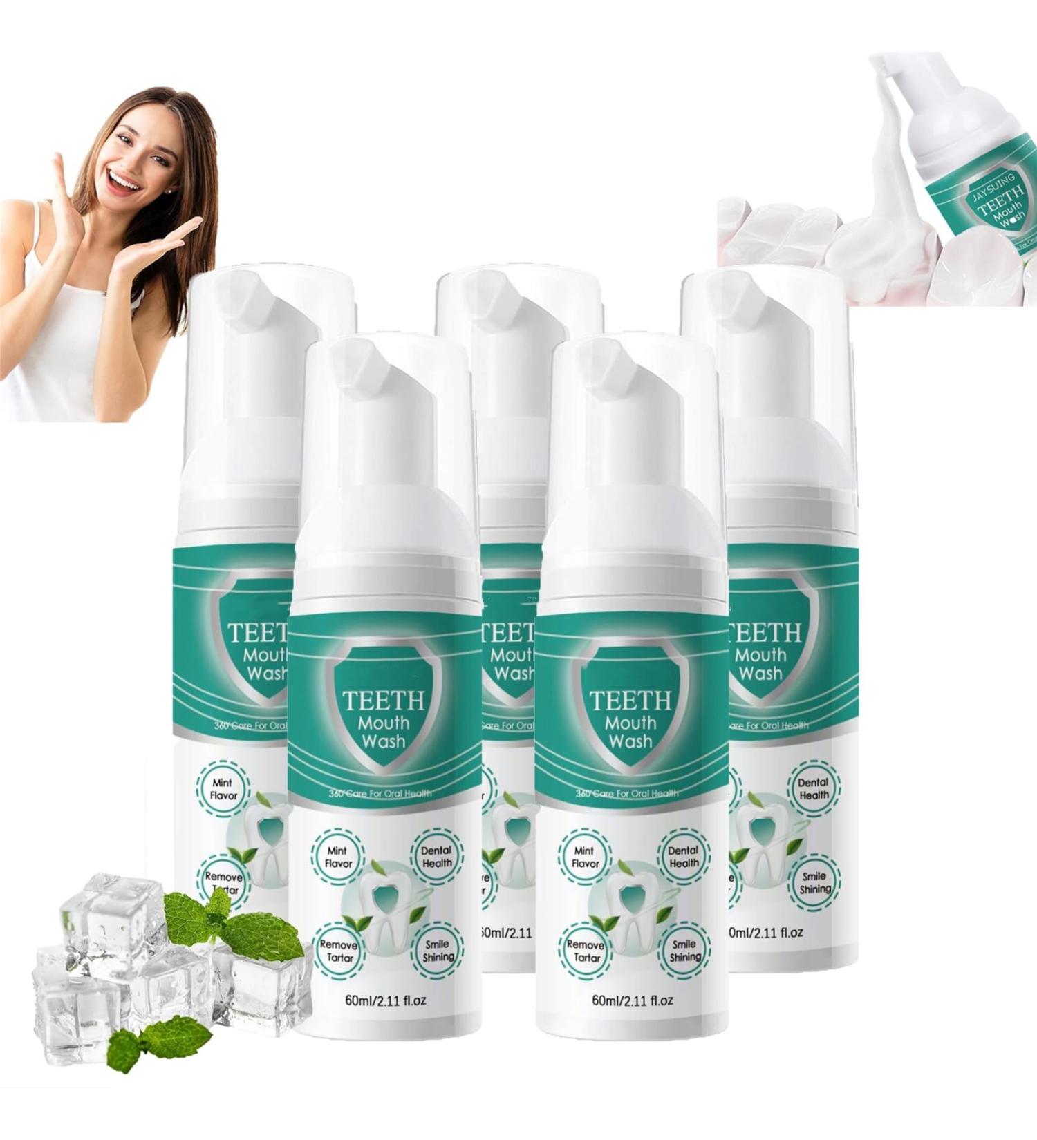 Hydros Mouthwash & Teeth Whitening Toothpaste - Total Care Stain Remover & Deep Cleaning - 5 PC | International Shipping Available - Buy Online on GoSupps.com